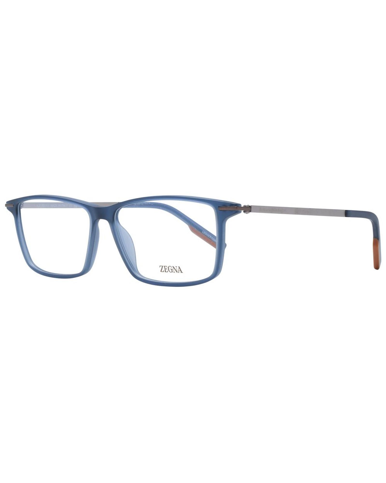 V539-ER-1053502-202506162012-00 Ermenegildo Zegna Men's Blue Optical Frames - One Size - Image 1