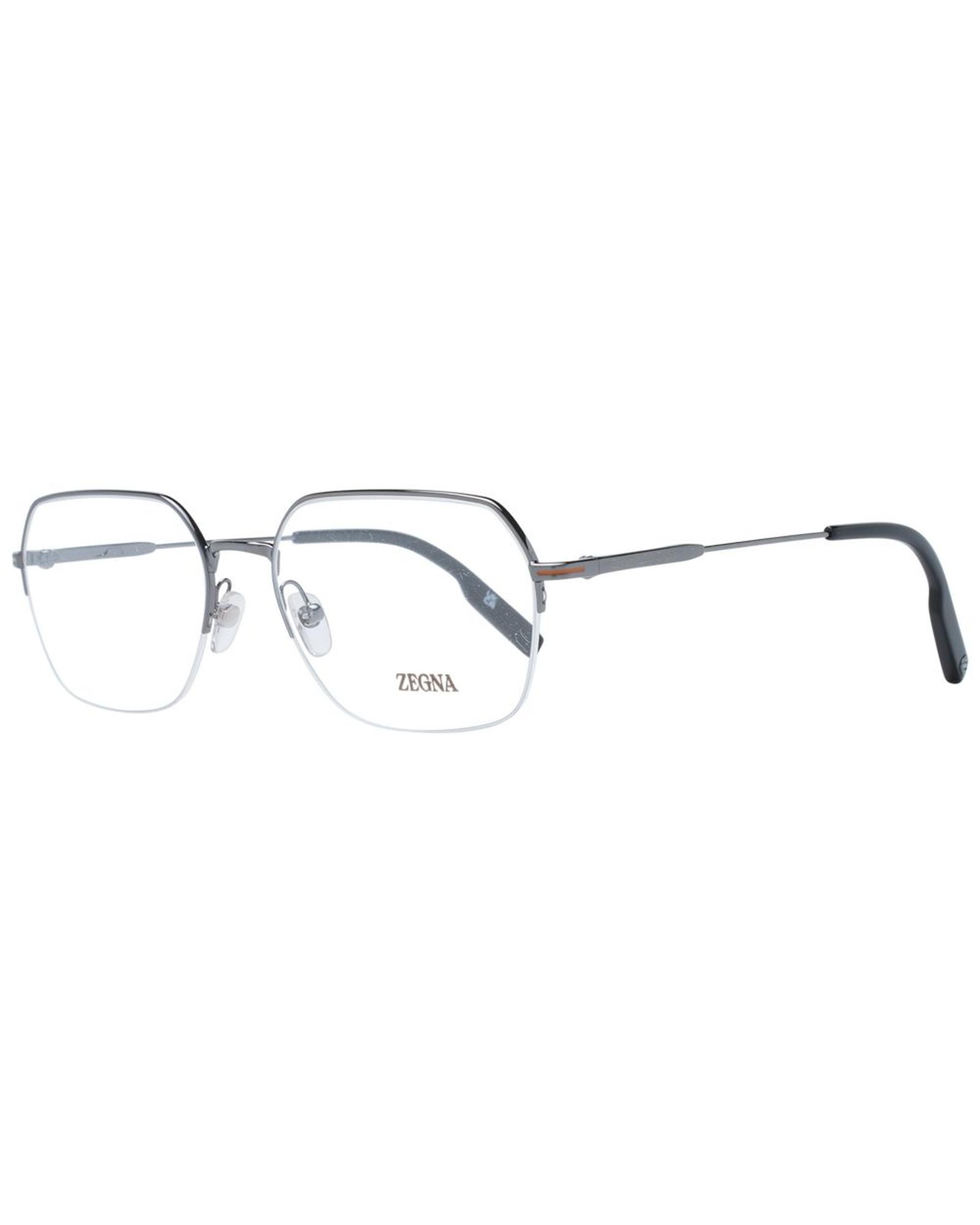 V539-ER-1053513-202506162017-00 Ermenegildo Zegna Men's Gray Optical Frames - One Size - Image 1