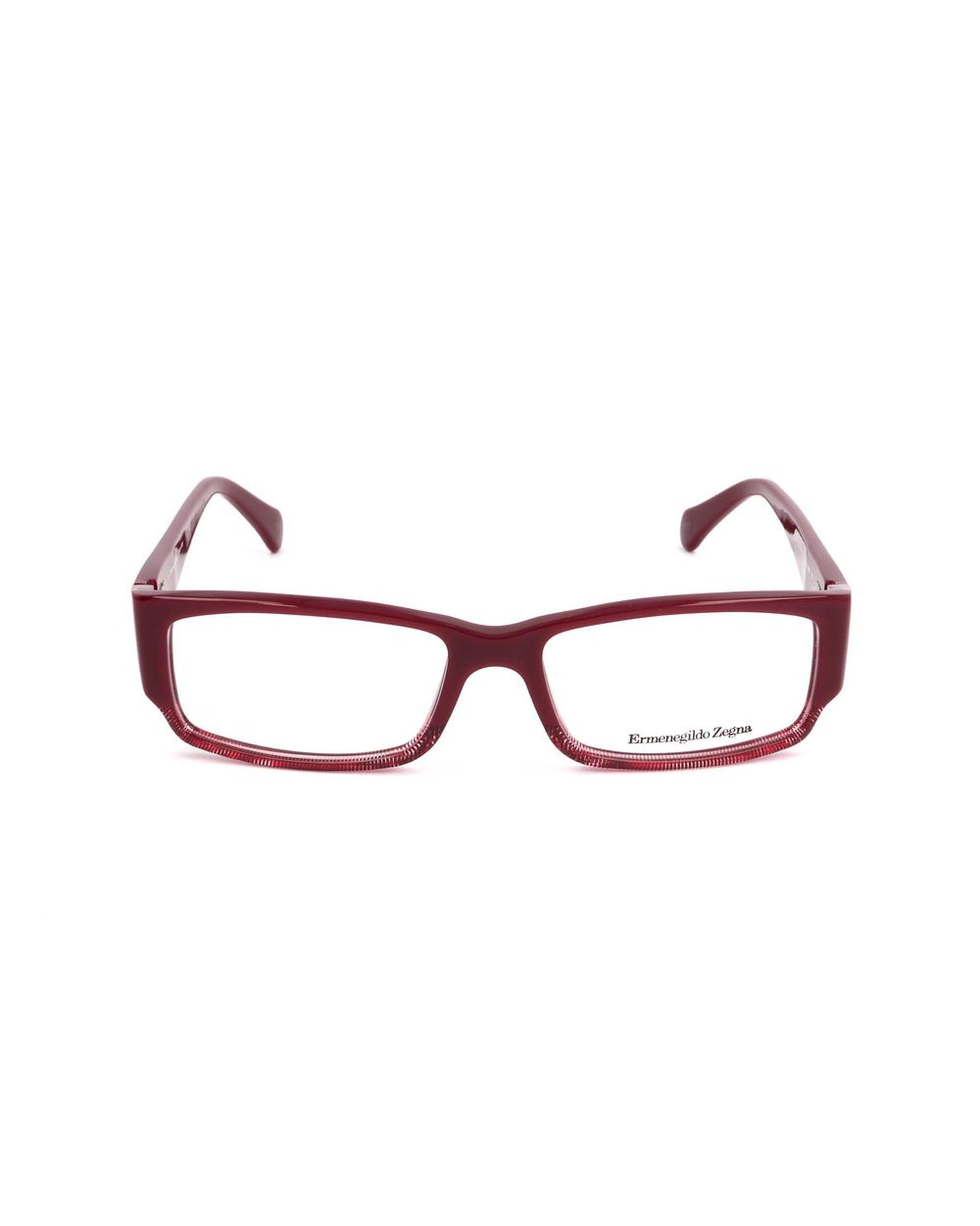 V539-EZVZ353509M8AC-202506162332-00 Ermenegildo Zegna Unisex's Red Plastic Frames - One Size - Image 1