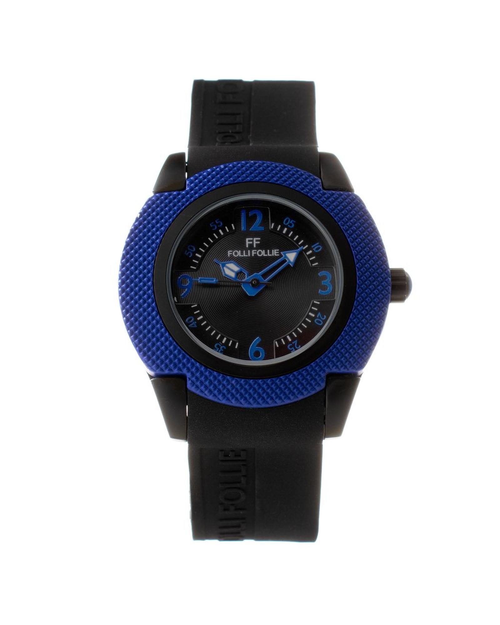 V539-FFWF13Y028ZPUAC-202506170027-00 Folli Follie Women's Black Silicone Watch - One Size - Image 1