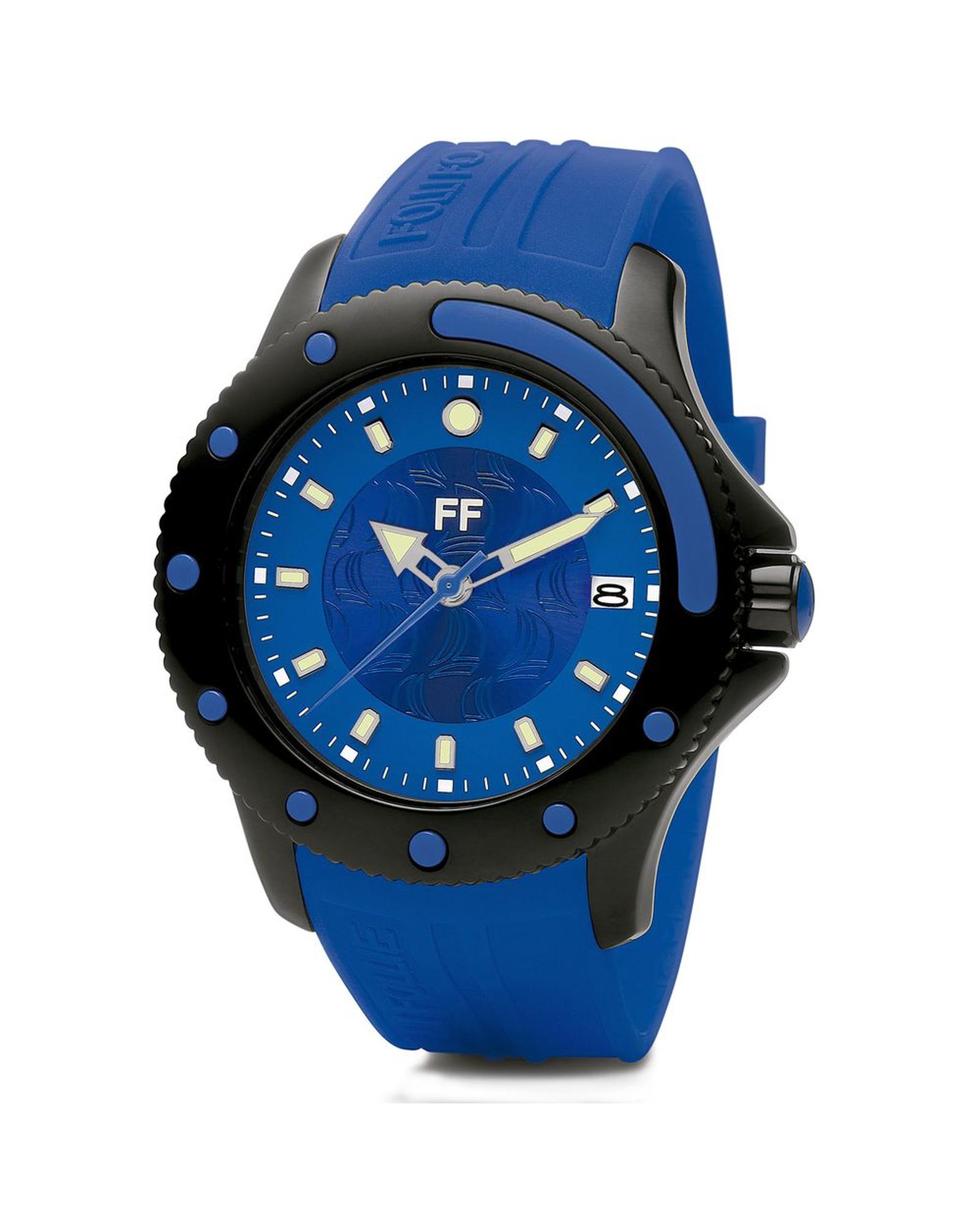 V539-FFWF1Y002ZDUAC-202506170052-00 Folli Follie Women's Blue Silicone Watch - One Size - Image 1