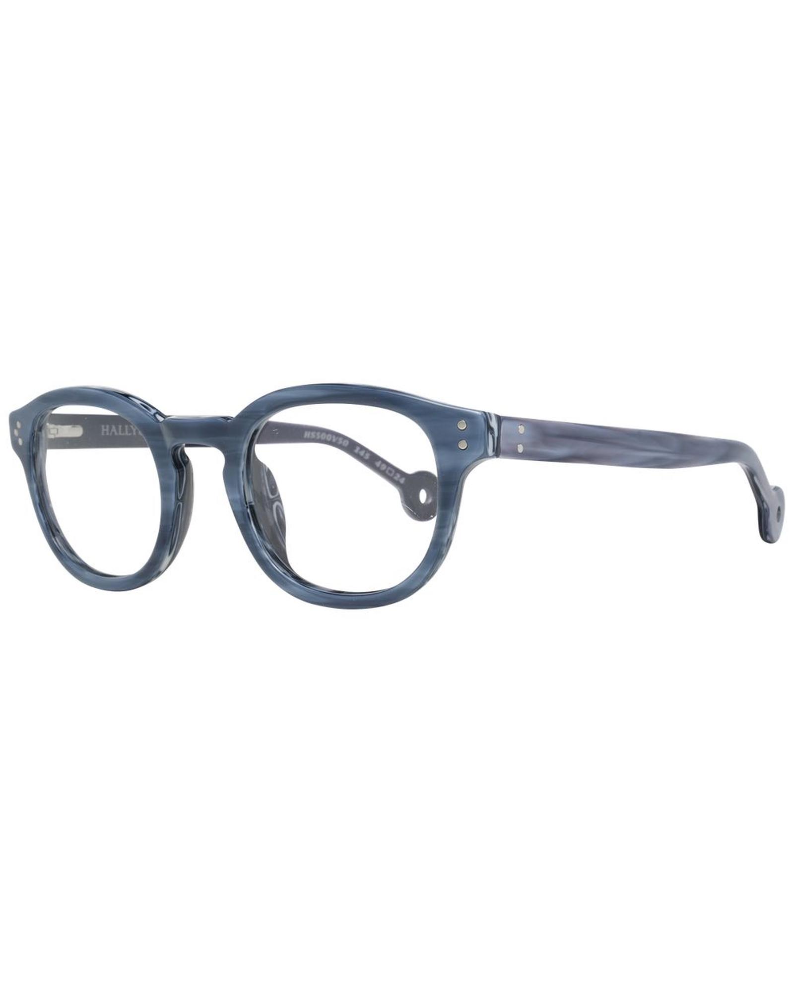 V539-HA-1017572-202506170222-00 Hally & Son Unisex's Blue Unisex Optical Frames - One Size - Image 1