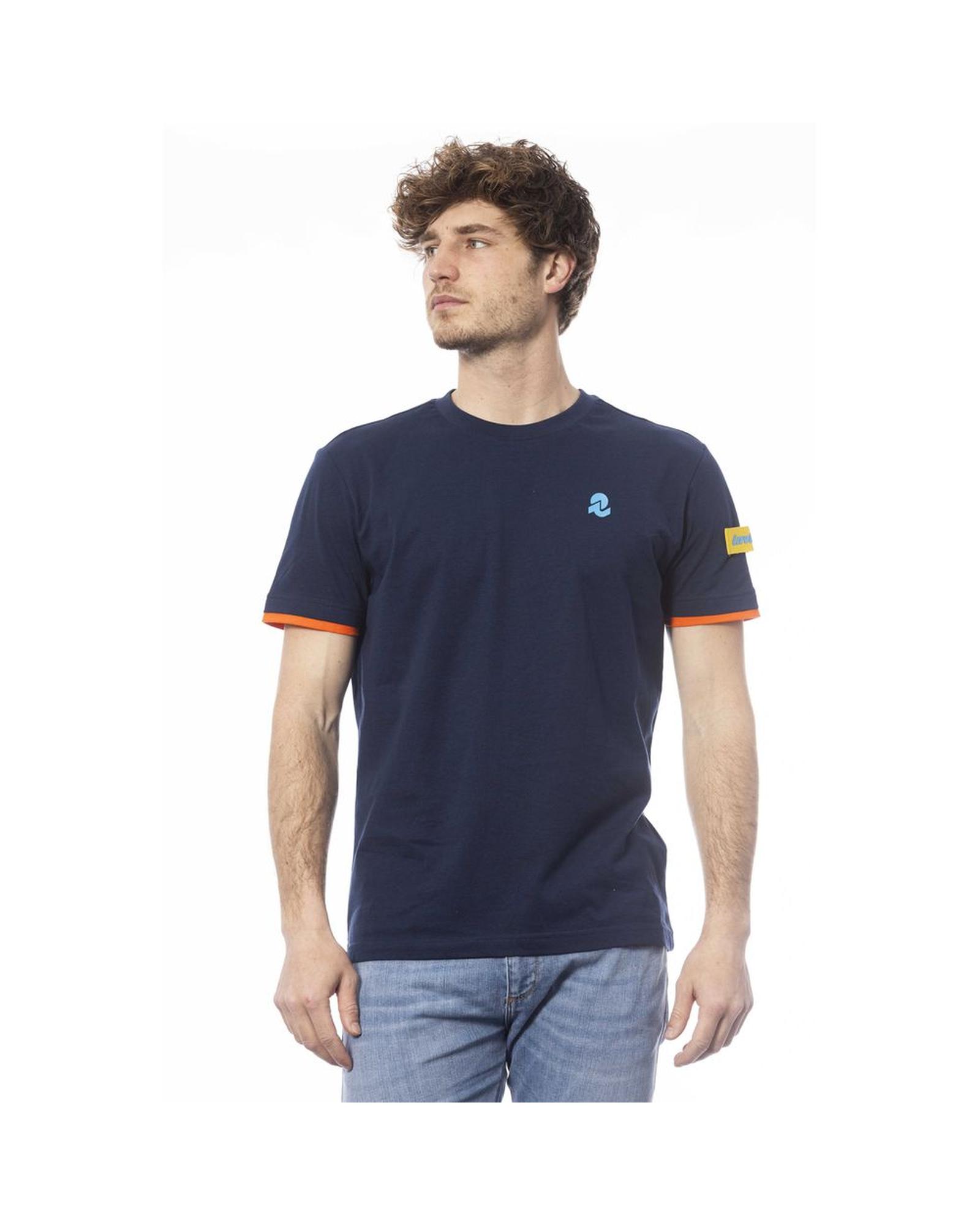 V539-IN-24047-S-170000-00 Invicta Men's Blue Cotton T-Shirt - S - Image 1