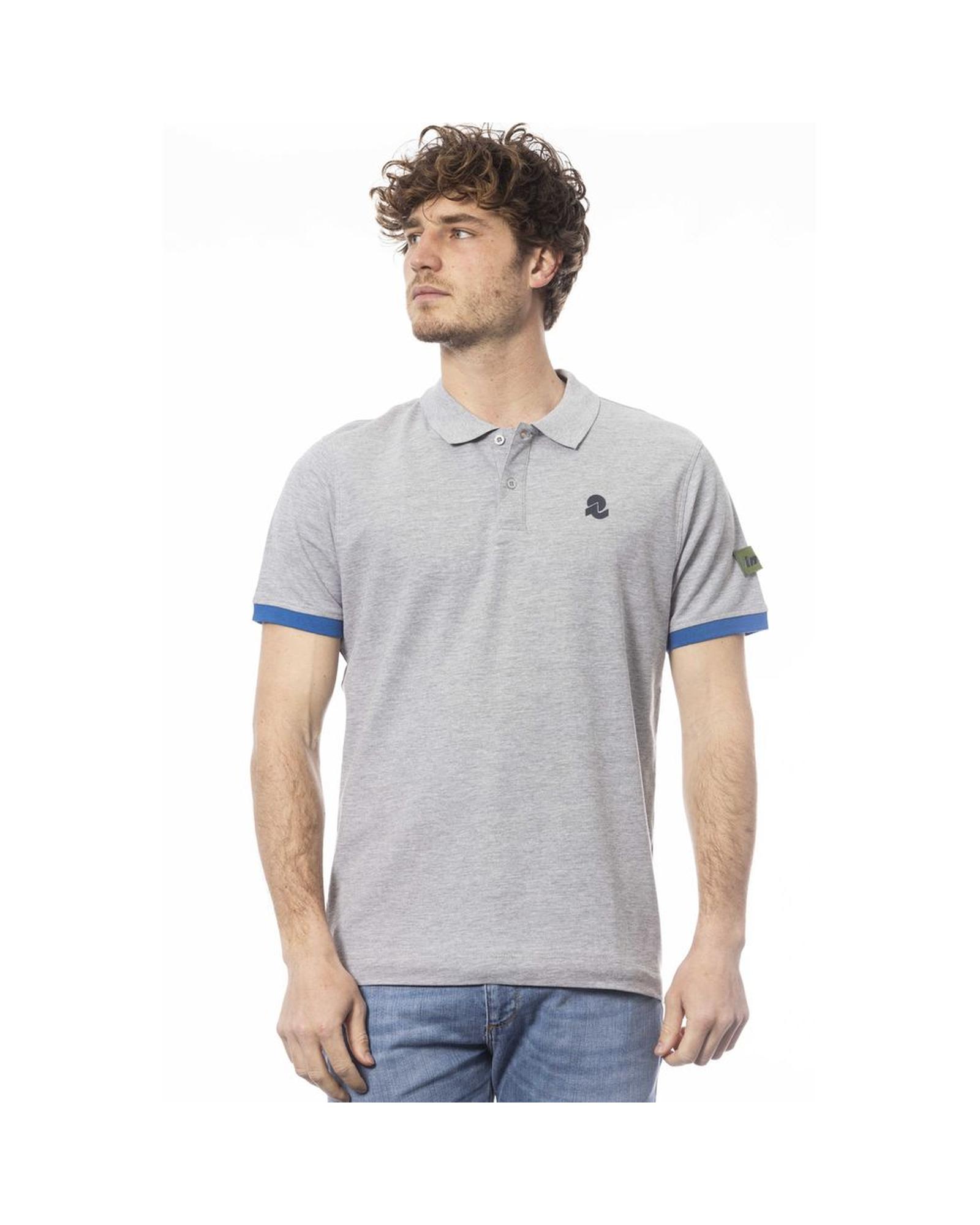 V539-IN-24064-L-202506170245-00 Invicta Men's Gray Cotton Polo Shirt - L - Image 1