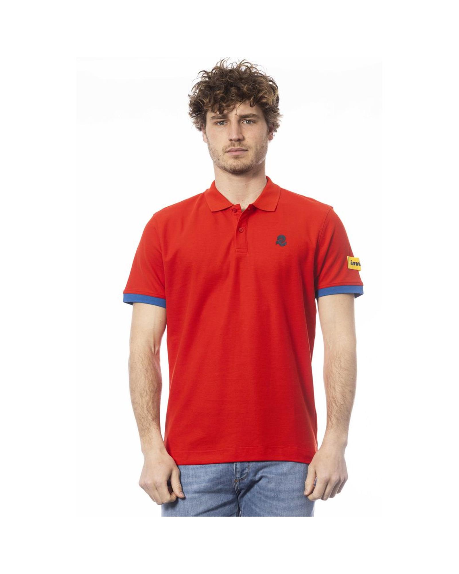 V539-IN-24065-S-177030-00 Invicta Men's Red Cotton Polo Shirt - S - Image 1