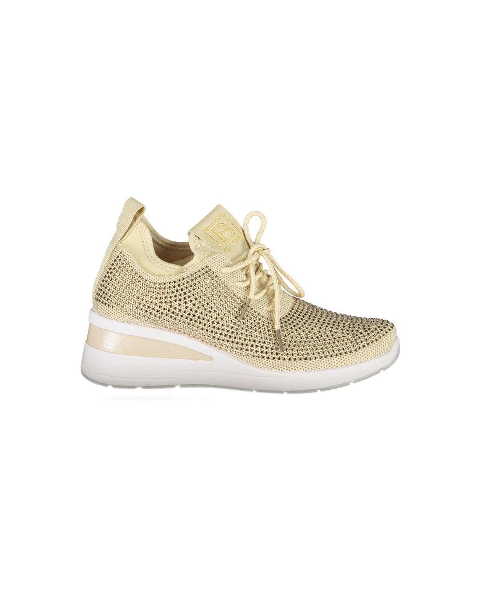 V539-LA-36472-EU37US7-202506170536-00 Laura Biagiotti Women's Beige Polyester Sneaker - 37 EU - Image 1