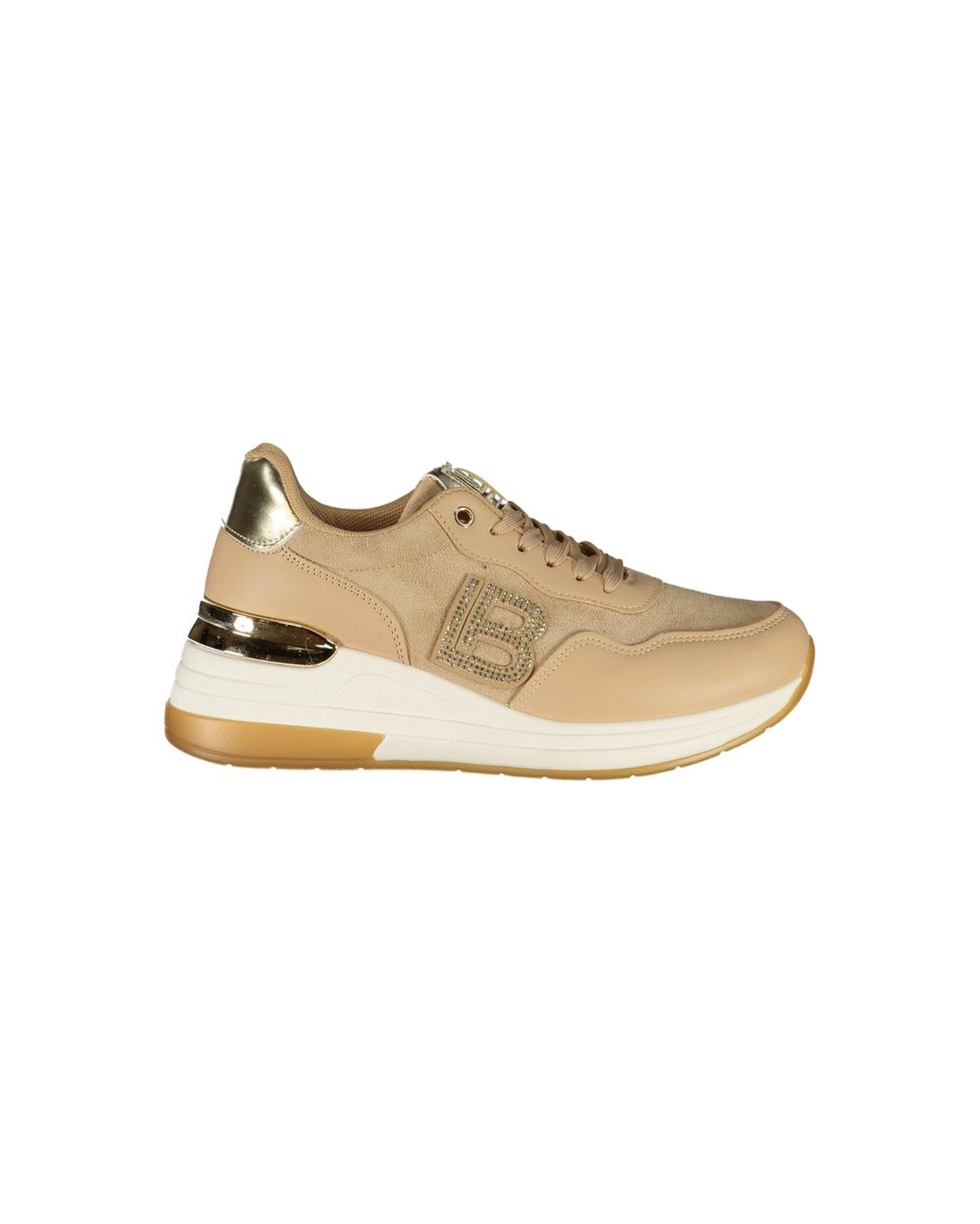 V539-LA-36483-EU39US9-202506170552-00 Laura Biagiotti Women's Beige Polyester Sneaker - 39 EU - Image 1