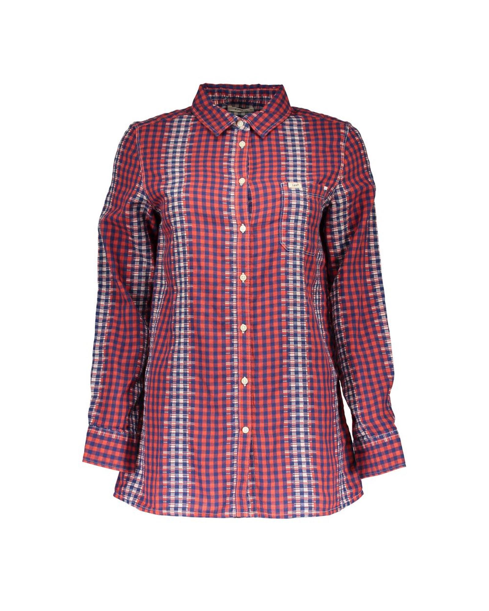 V539-LE-4534-S-202506171040-00 Lee Men's Red VARIA Shirt - S - Image 1