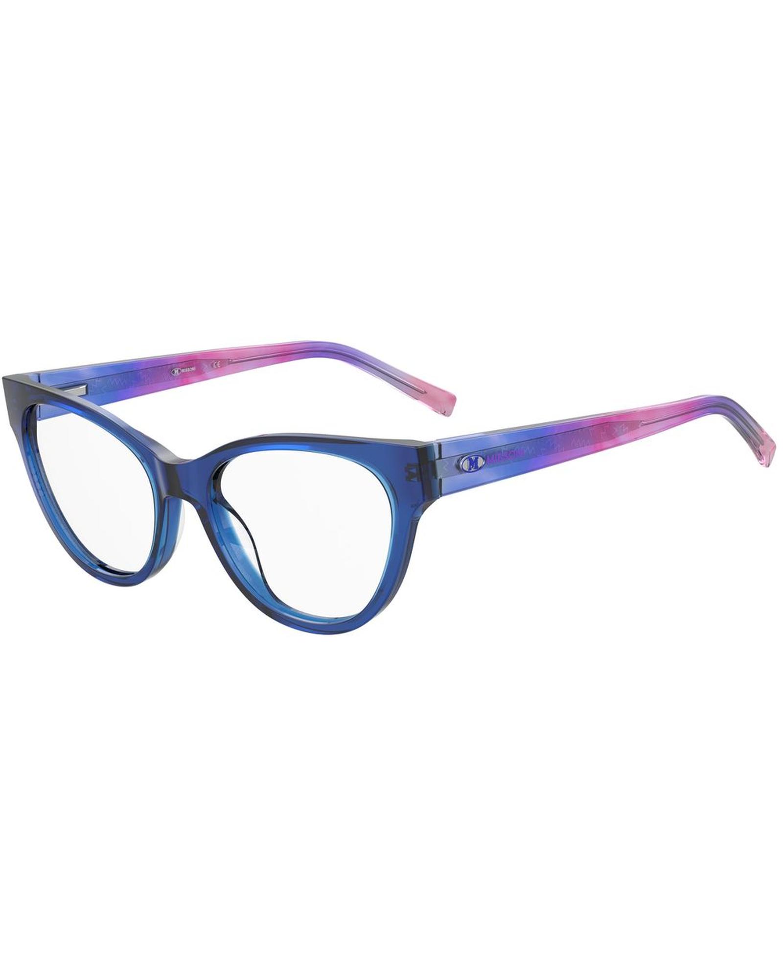 V539-MMMMI0097S6FF317AC-202506170937-00 M Missoni Women's Blue Acetate Frames - One Size - Image 1