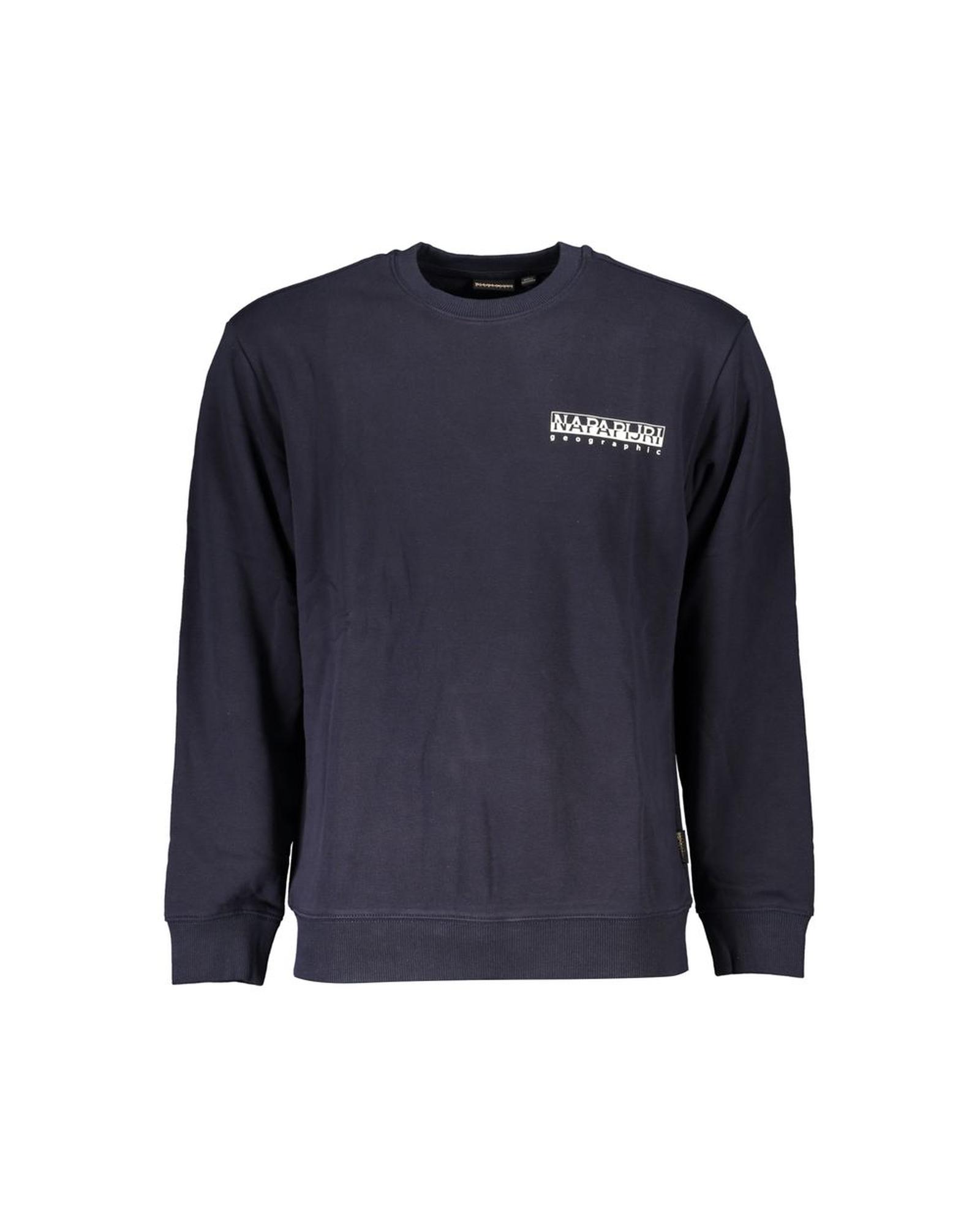 V539-NA-25260-XL-171969-00 Napapijri Men's Blue Cotton Sweater - XL - Image 1