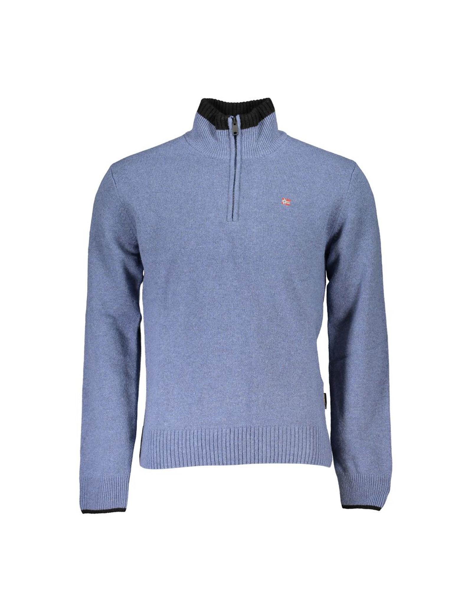 V539-NA-25262-XXL-169626-00 Napapijri Men's Blue Fabric Shirt - 2XL - Image 1