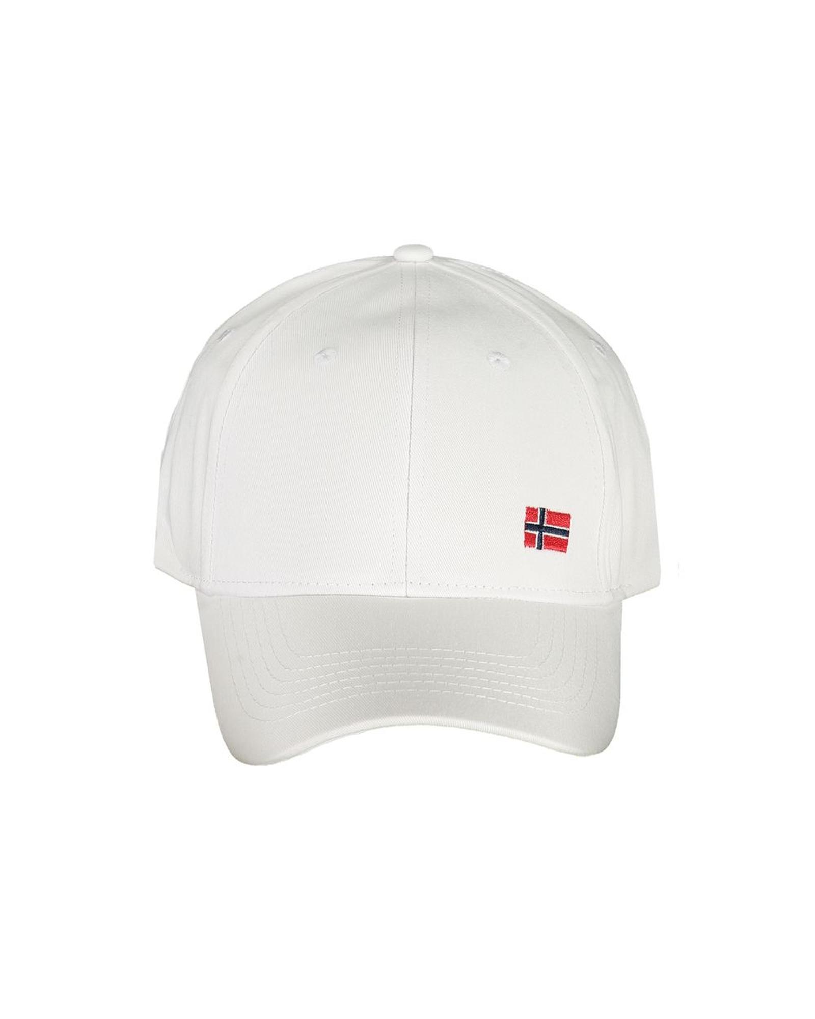 V539-NO-30940-202506171940-00 Norway 1963 Men's White Cotton Hats & Cap - One Size - Image 1