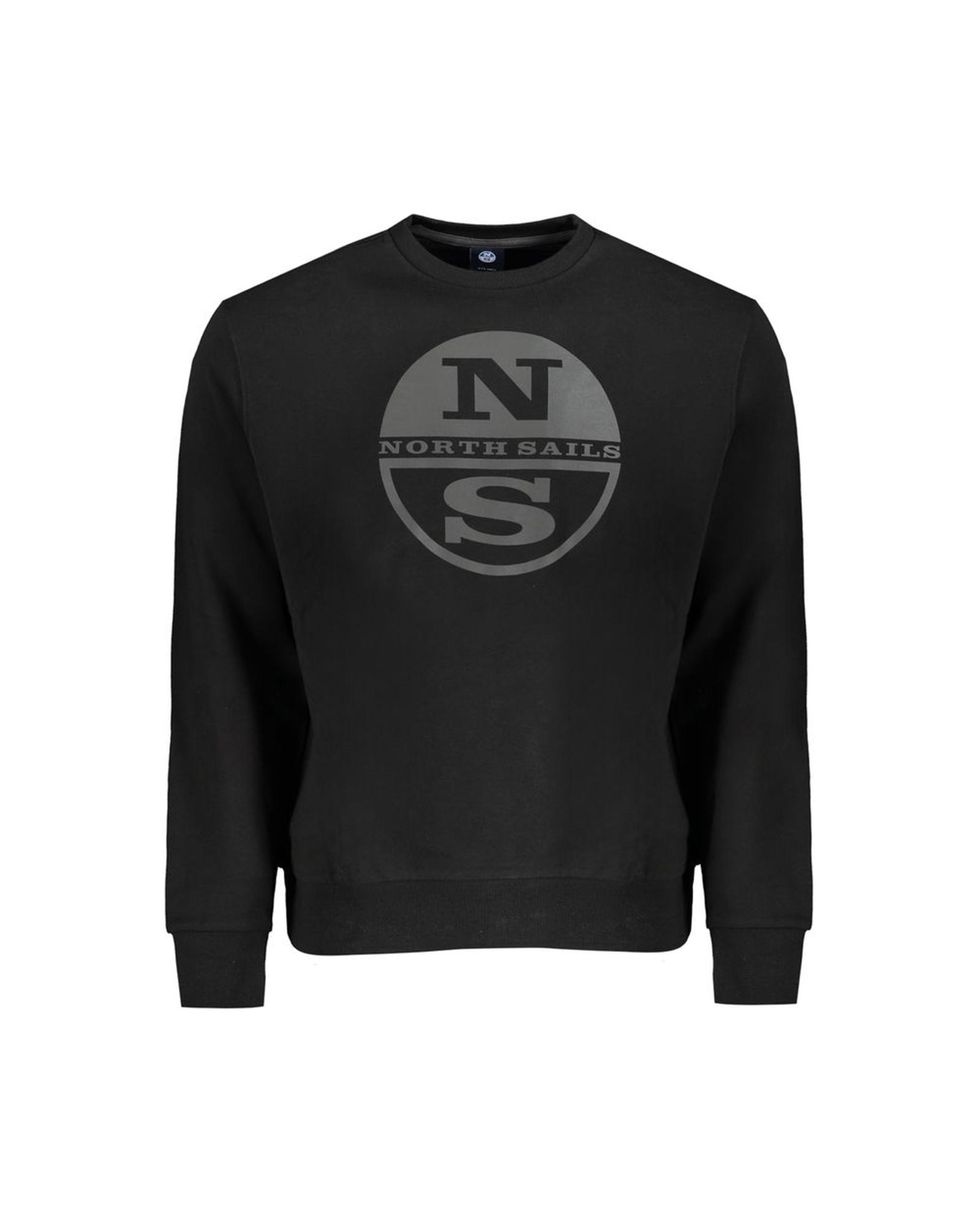 V539-NO-31760-M-202506171952-00 North Sails Men's Black Cotton Sweater - M - Image 1