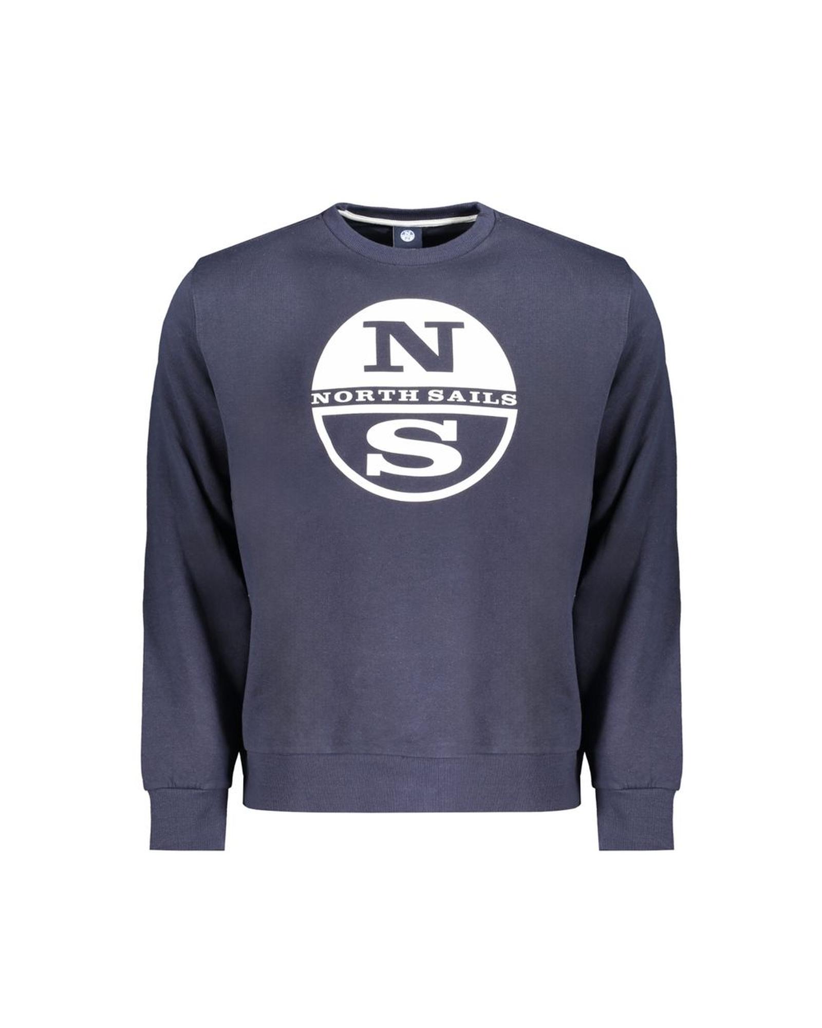 V539-NO-31771-M-202506171711-00 North Sails Men's Blue Cotton Sweater - M - Image 1