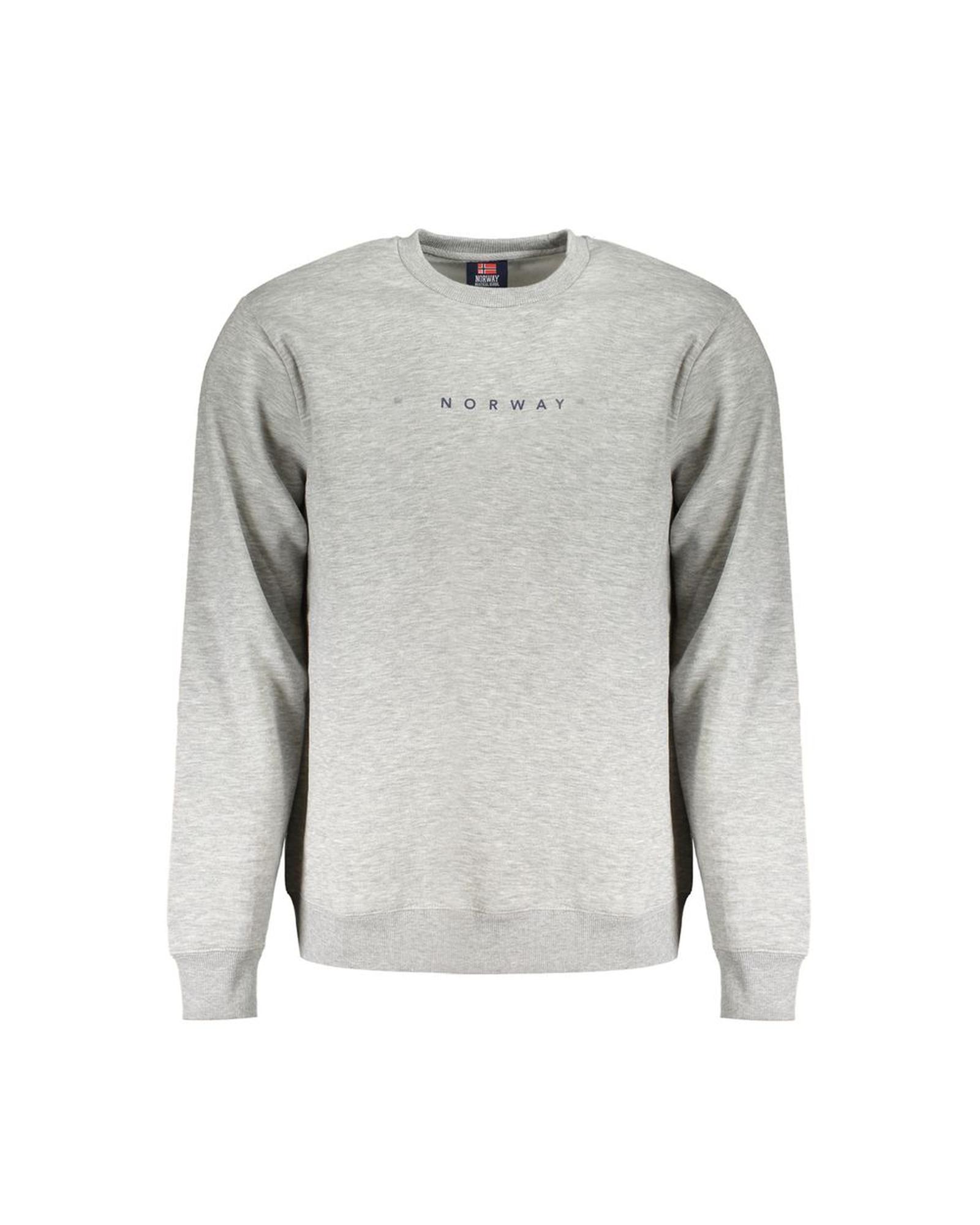 V539-NO-31866-XL-202506171727-00 Norway 1963 Men's Gray Cotton Sweater - XL - Image 1
