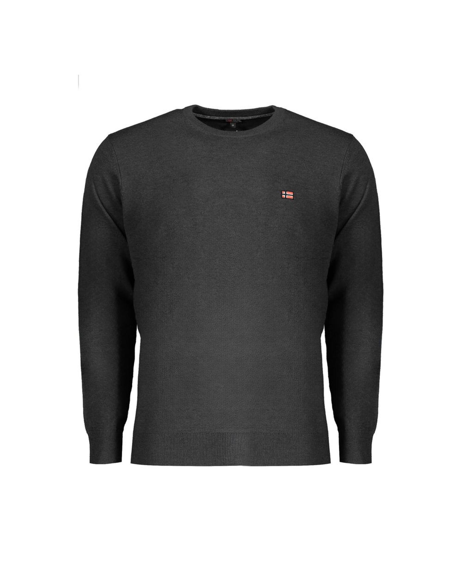 V539-NO-32038-3XL-202506171742-00 Norway 1963 Men's Black Wool Sweater - 3XL - Image 1