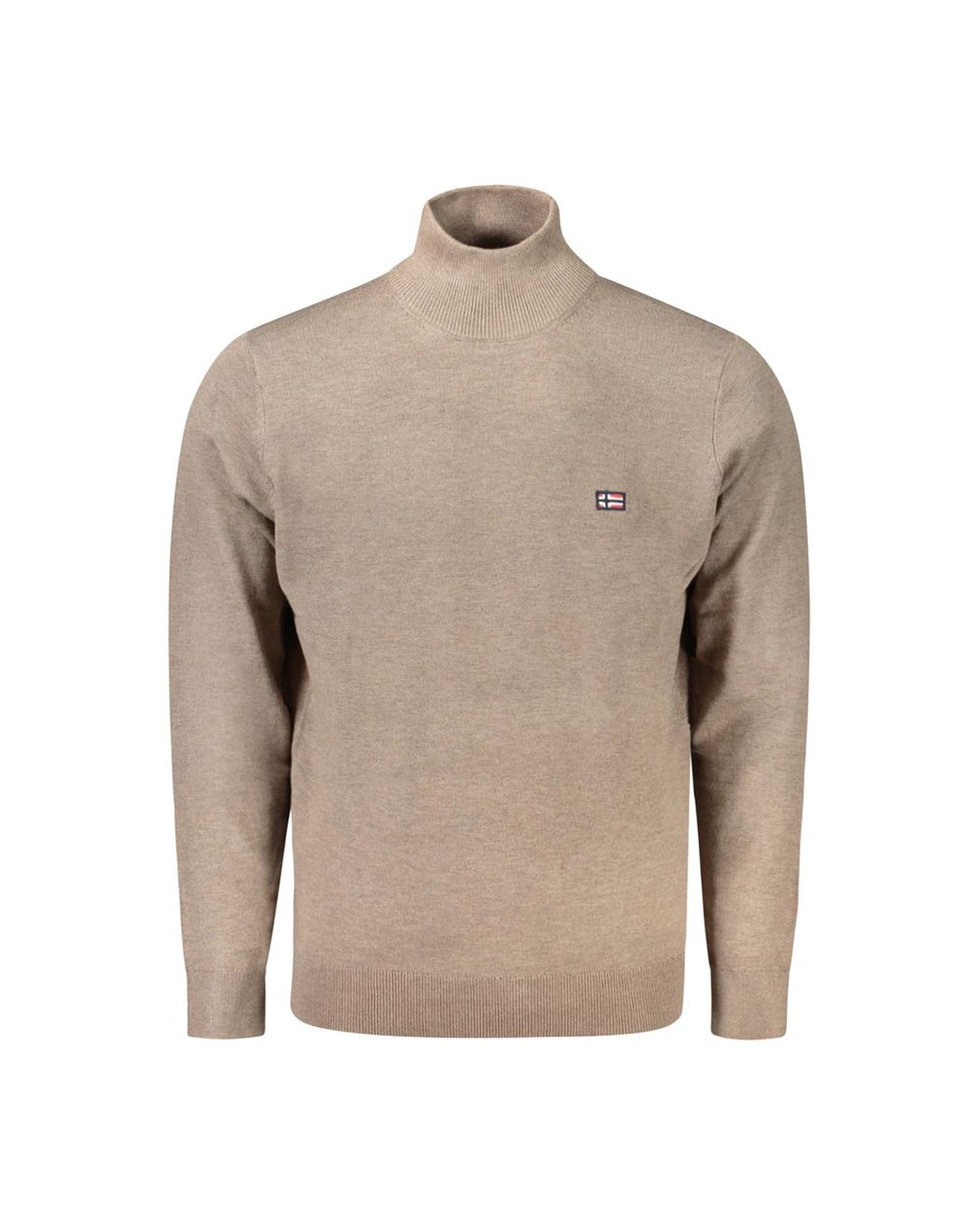 V539-NO-33156-XXL-202506171937-00 Norway 1963 Men's Brown Polyester Sweater - 2XL - Image 1