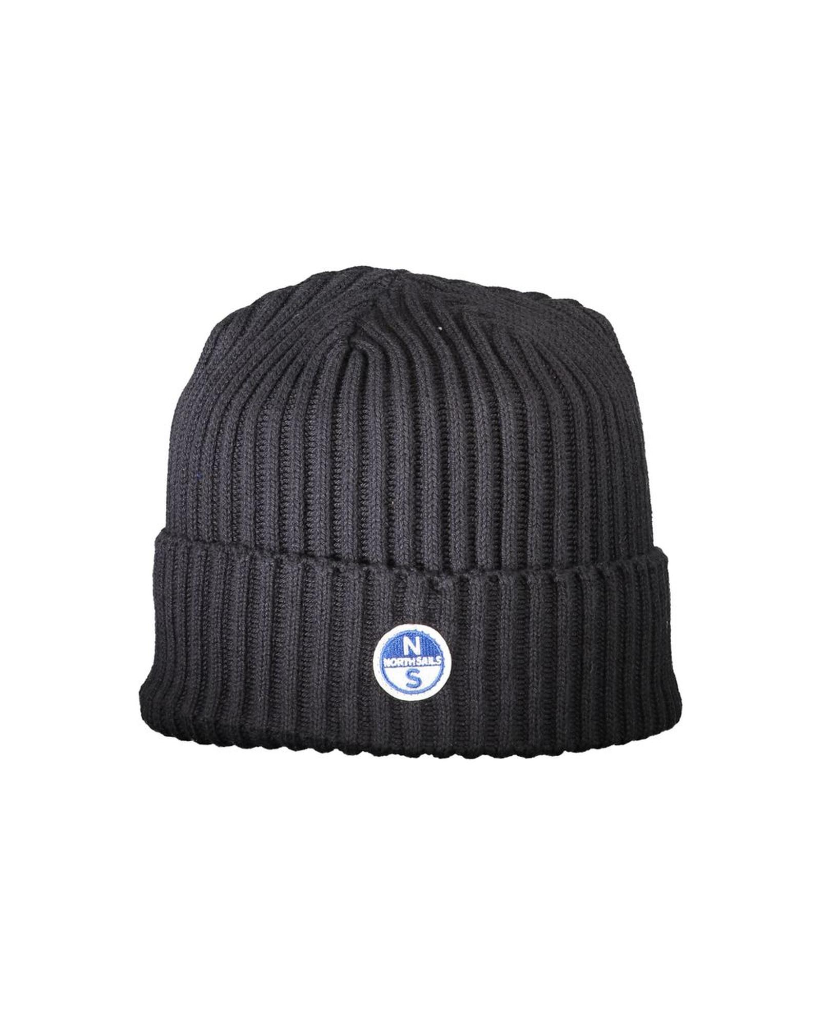 V539-NO-33599-202506171726-00 North Sails Men's Black Cotton Hats & Cap - One Size - Image 1