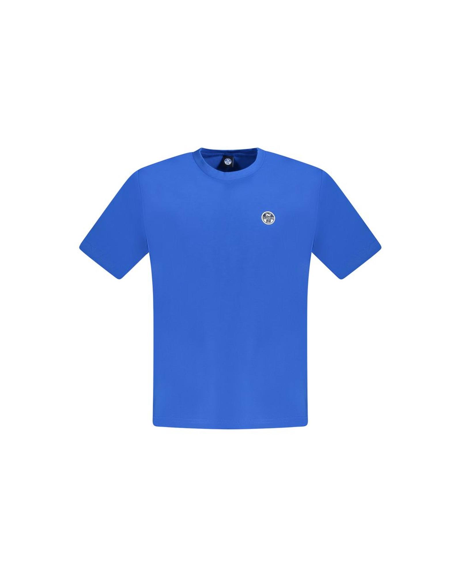 V539-NO-33757-L-202506172222-00 North Sails Men's Blue Cotton T-Shirt - L - Image 1