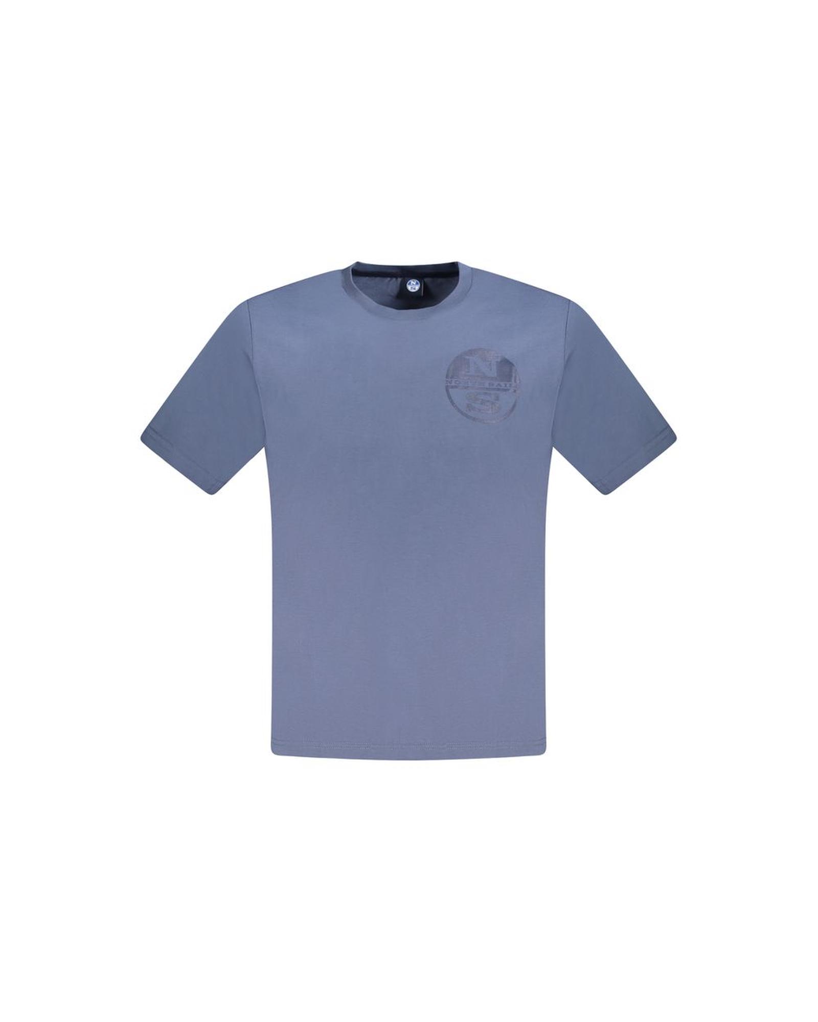 V539-NO-33762-L-202506172235-00 North Sails Men's Blue Cotton T-Shirt - L - Image 1