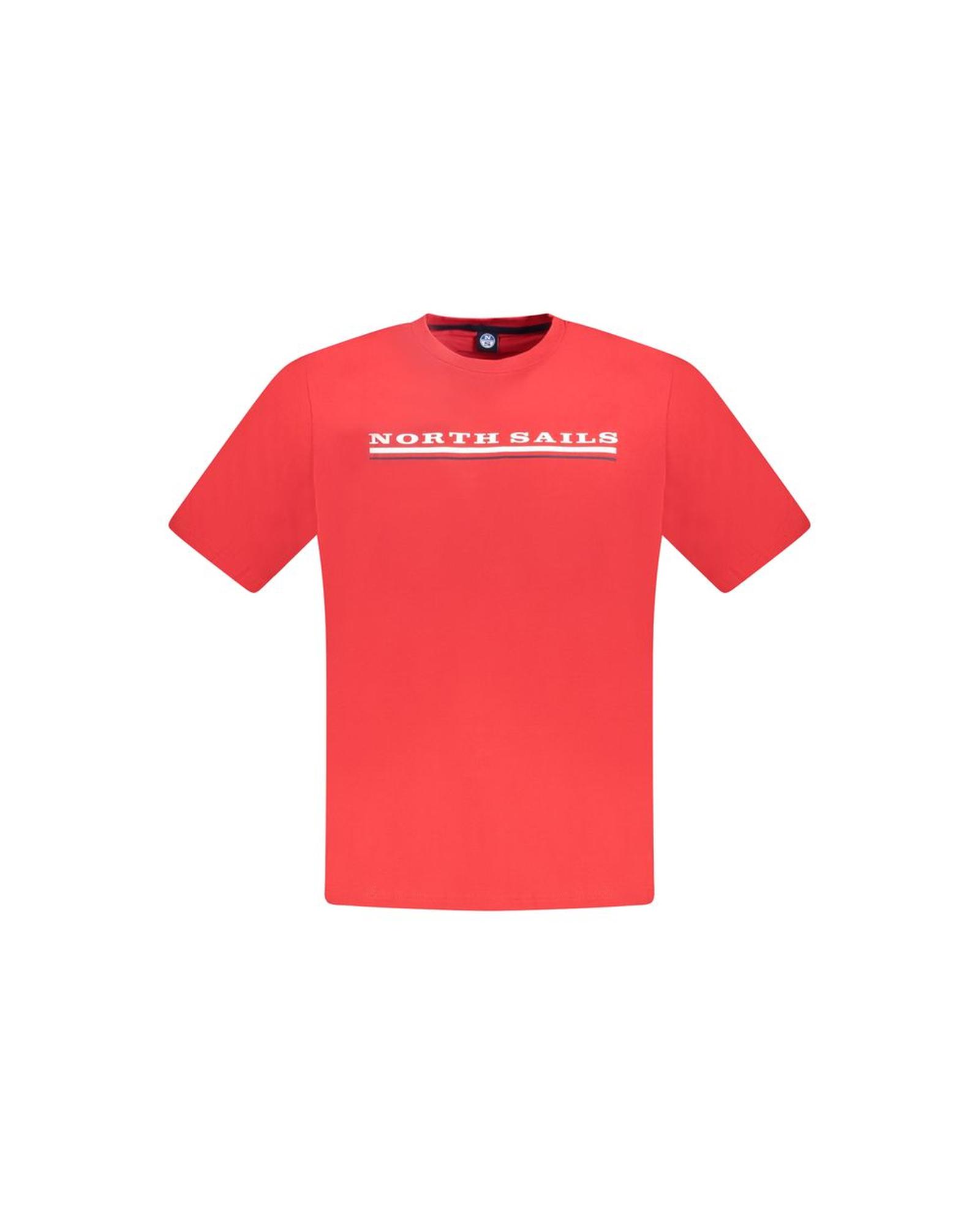 V539-NO-33763-L-202506172237-00 North Sails Men's Red Cotton T-Shirt - L - Image 1