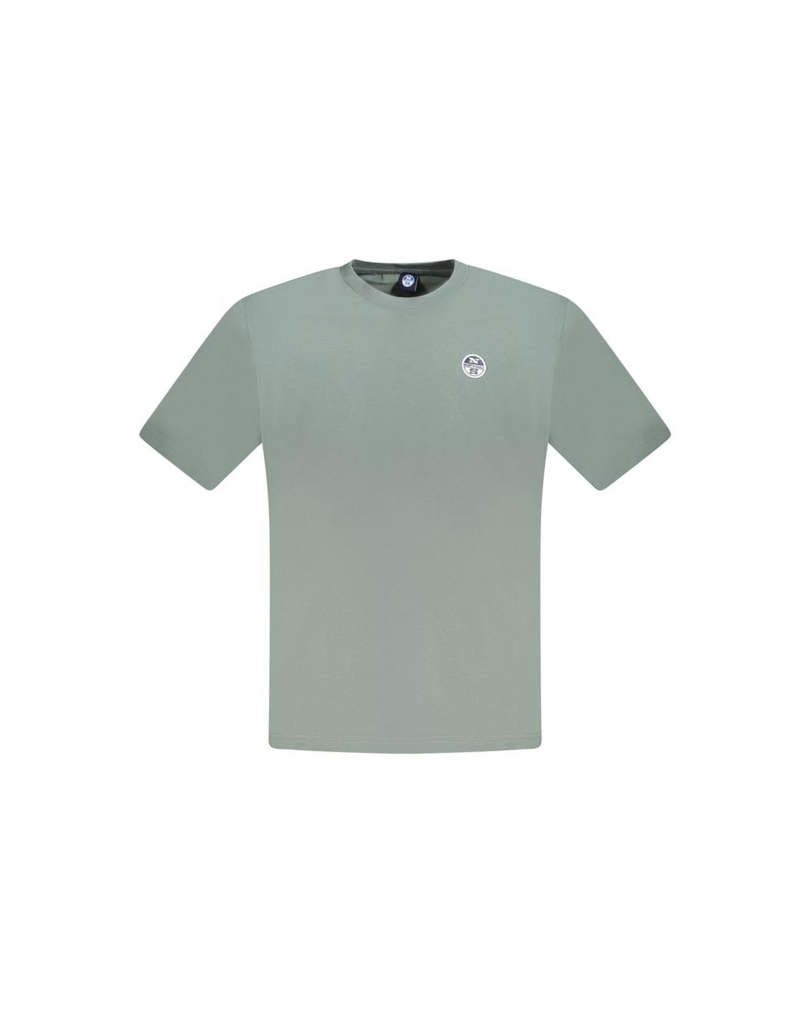 V539-NO-33771-XXL-202506172312-00 North Sails Men's Green Cotton T-Shirt - 2XL - Image 1