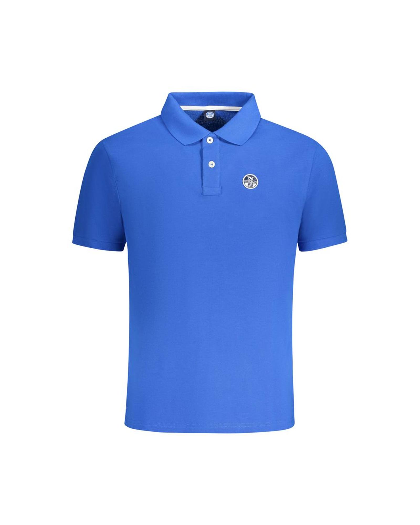 V539-NO-33979-XL-202506172031-00 North Sails Men's Blue Cotton Polo Shirt - XL - Image 1