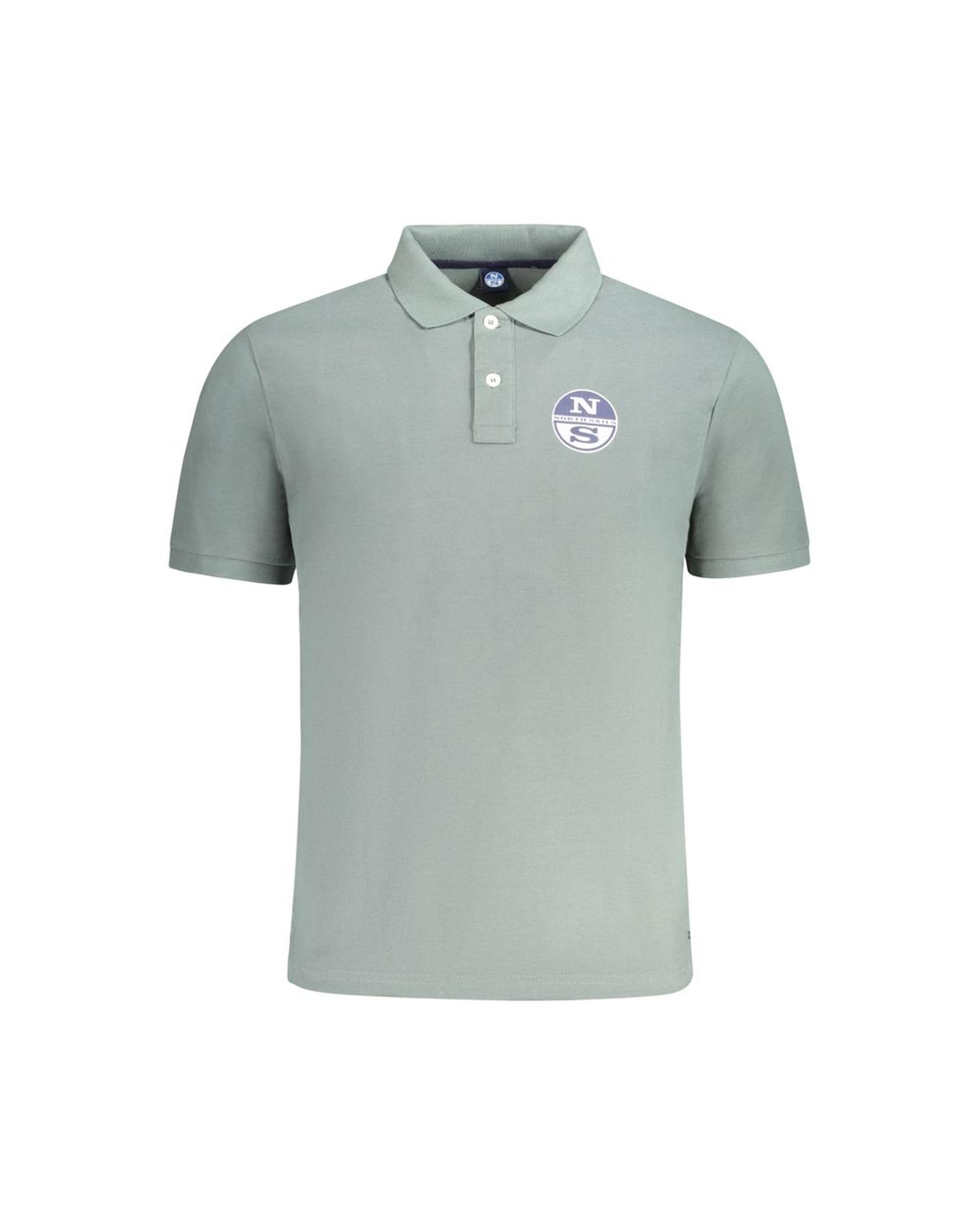 V539-NO-33984-XXL-202506172042-00 North Sails Men's Green Cotton Polo Shirt - 2XL - Image 1
