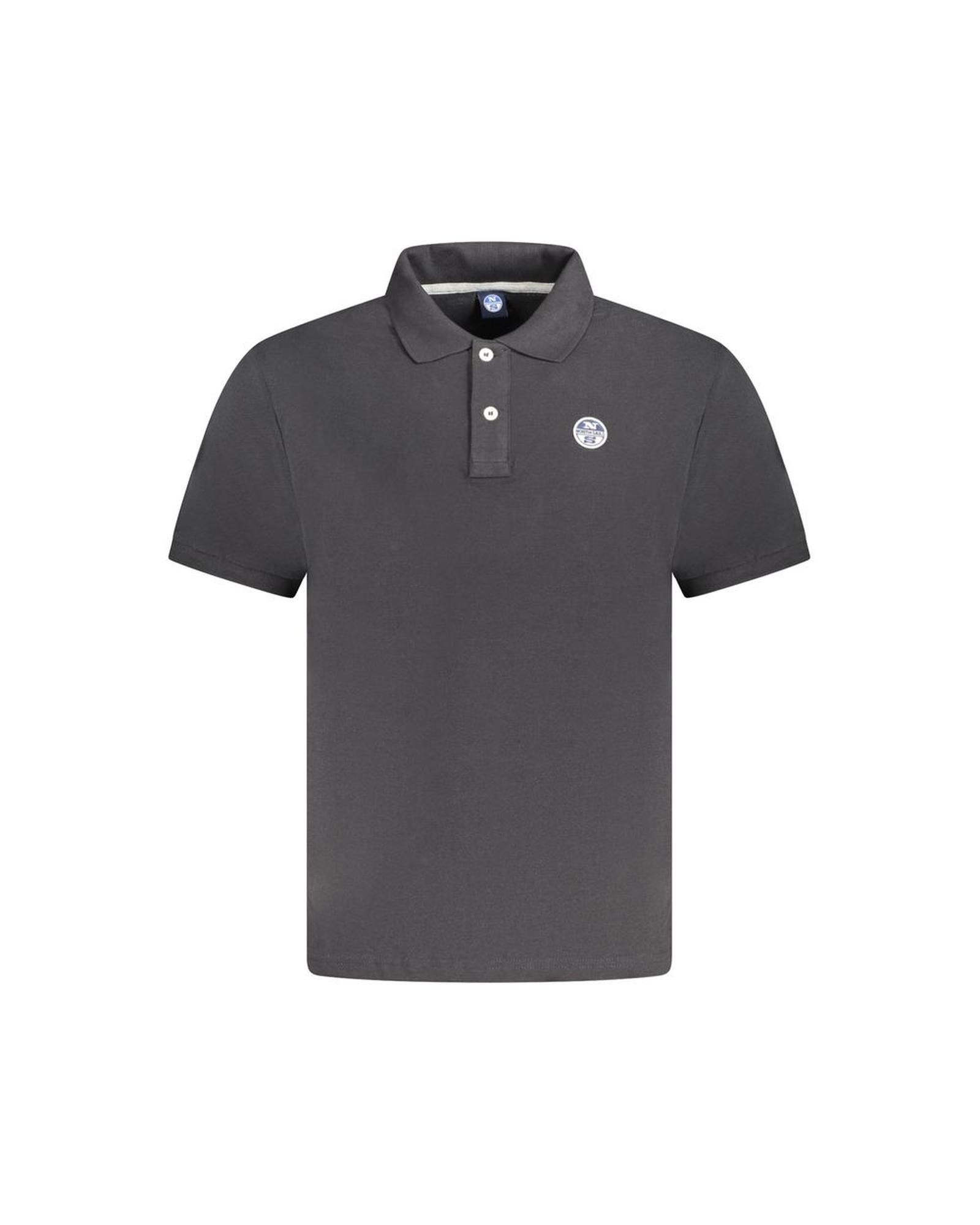 V539-NO-33985-L-202506172045-00 North Sails Men's Black Cotton Polo Shirt - L - Image 1