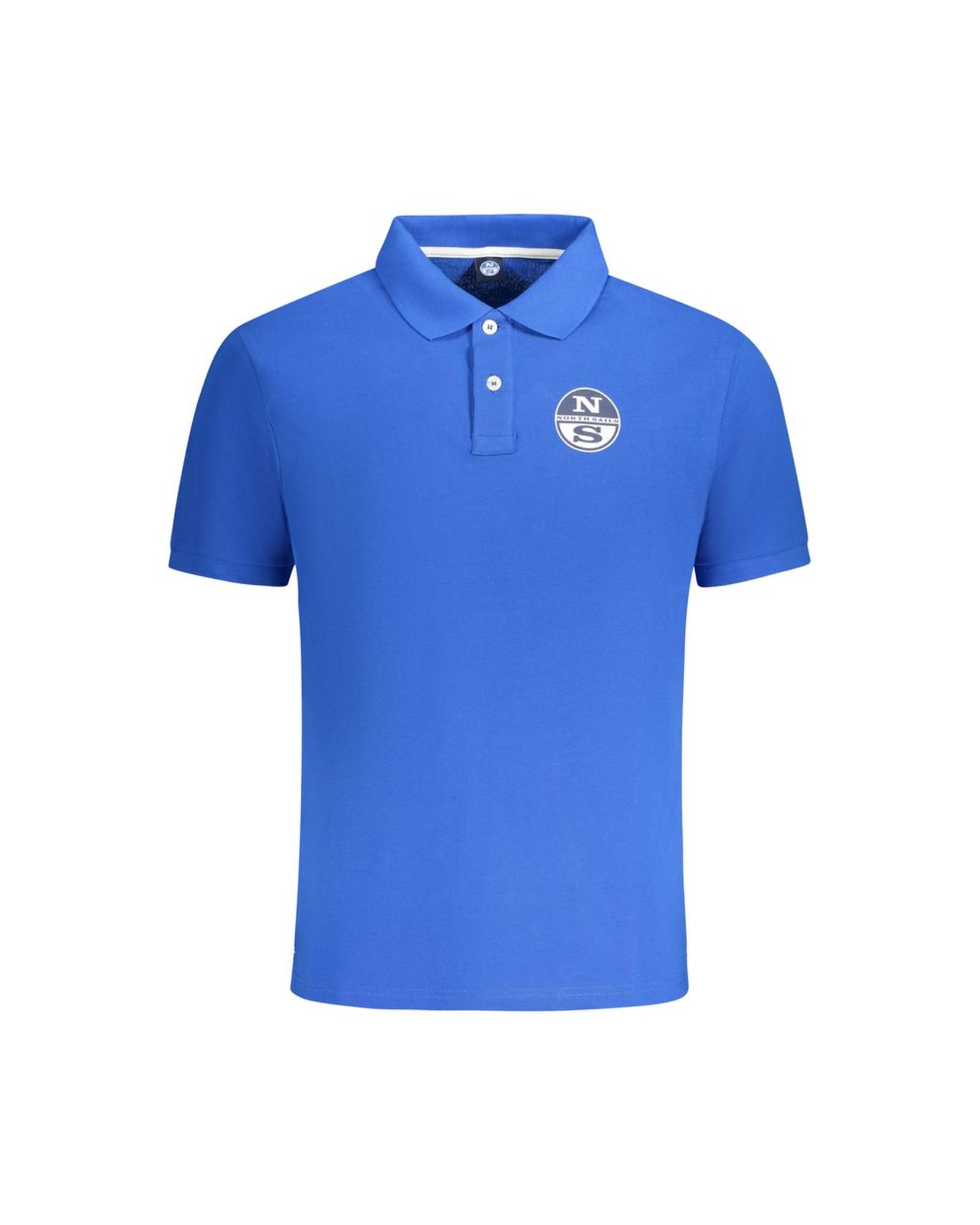 V539-NO-33995-L-202506172131-00 North Sails Men's Blue Cotton Polo Shirt - L - Image 1