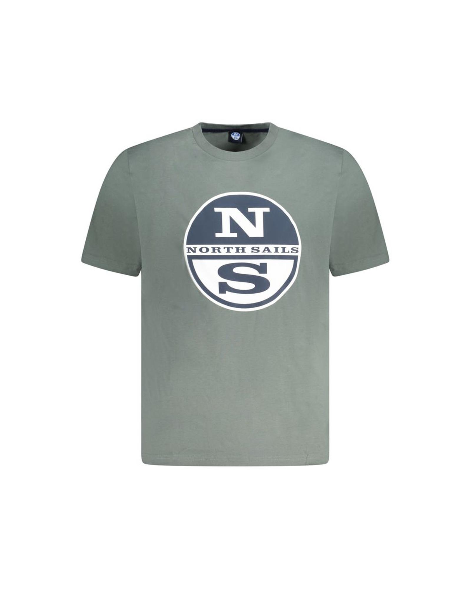 V539-NO-33997-3XL-202506172132-00 North Sails Men's Green Cotton T-Shirt - 3XL - Image 1
