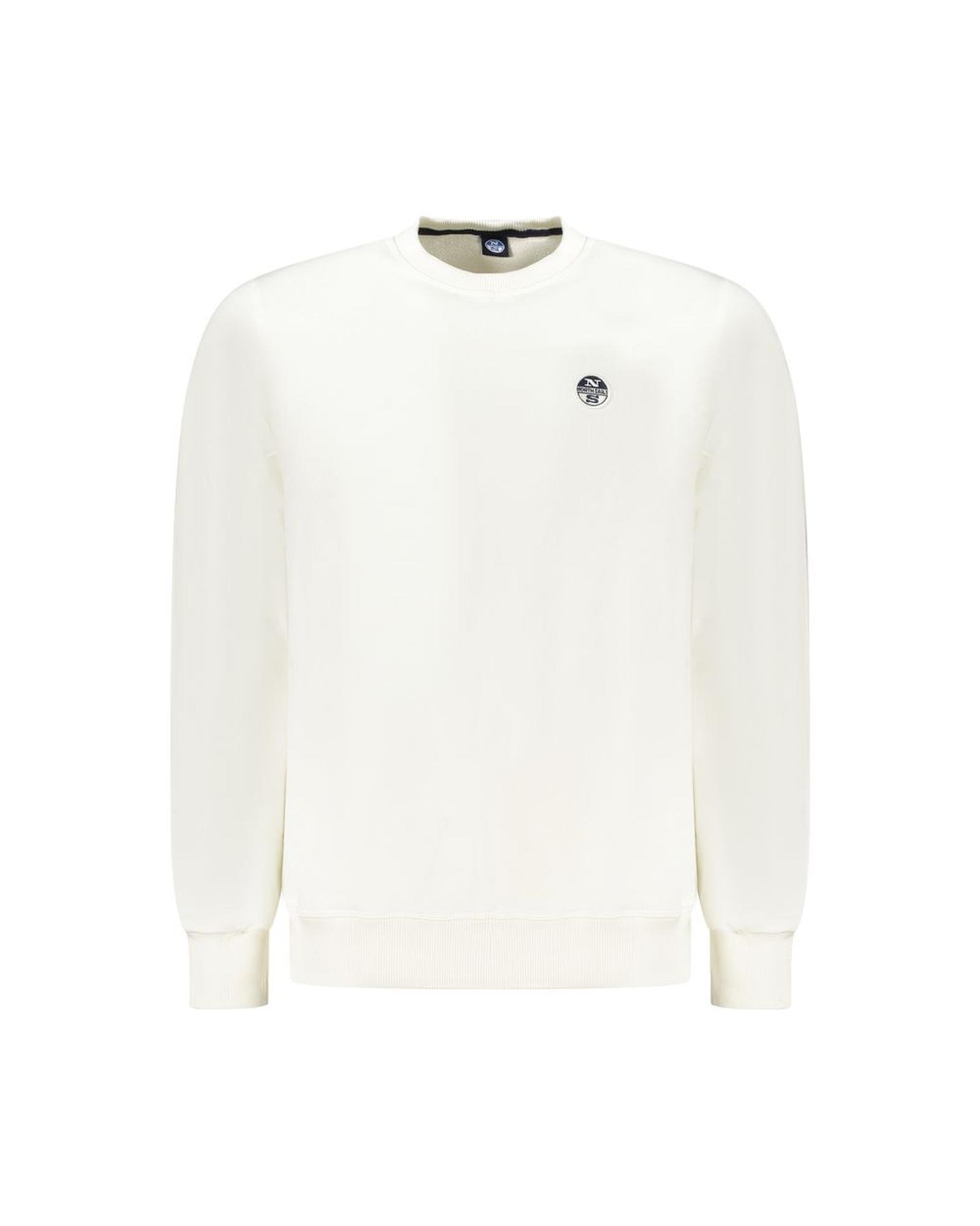 V539-NO-34350-XXL-202506172230-00 North Sails Men's White Cotton Sweater - 2XL - Image 1