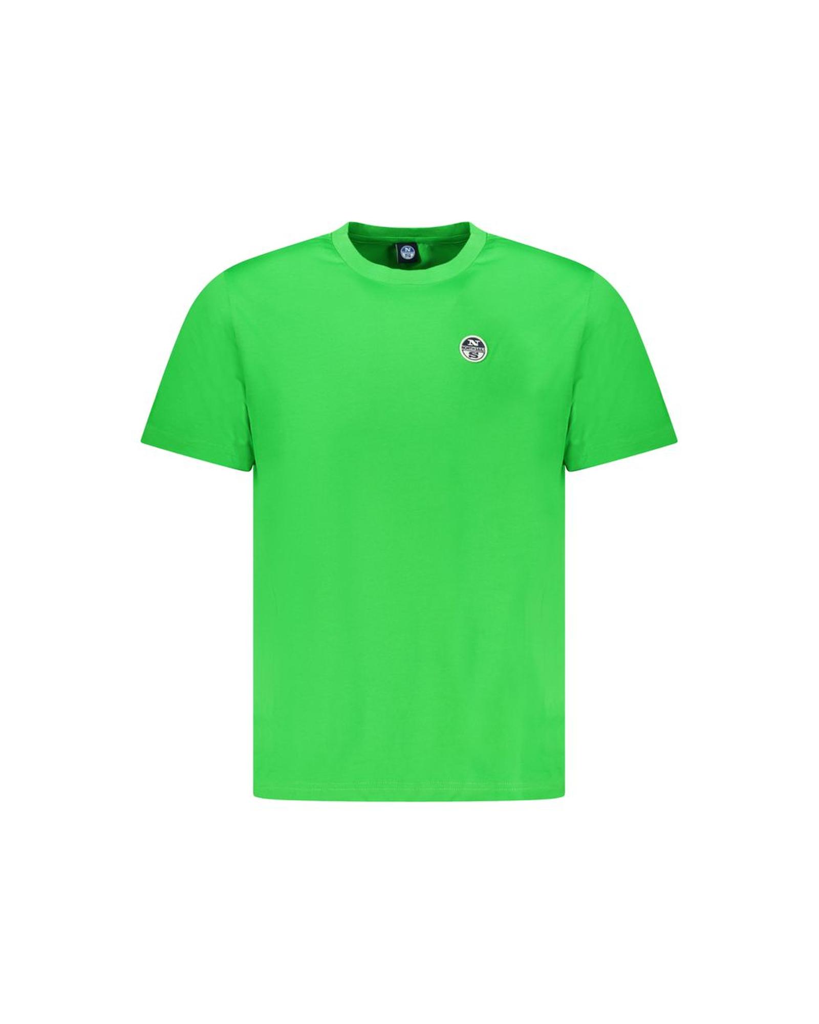 V539-NO-34351-XXL-202506172232-00 North Sails Men's Green Cotton T-Shirt - 2XL - Image 1
