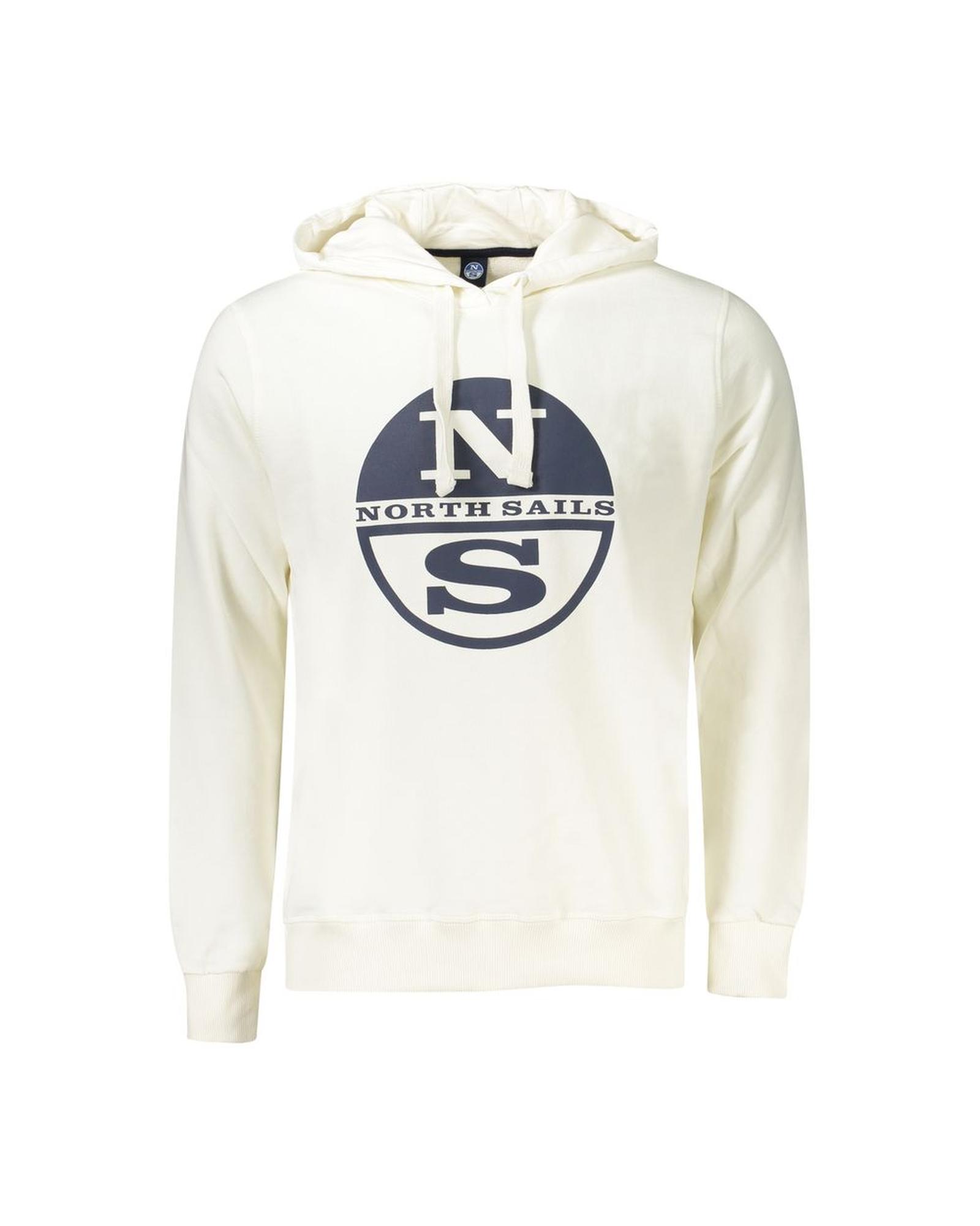 V539-NO-34365-XL-202506172020-00 North Sails Men's White Cotton Sweater - XL - Image 1