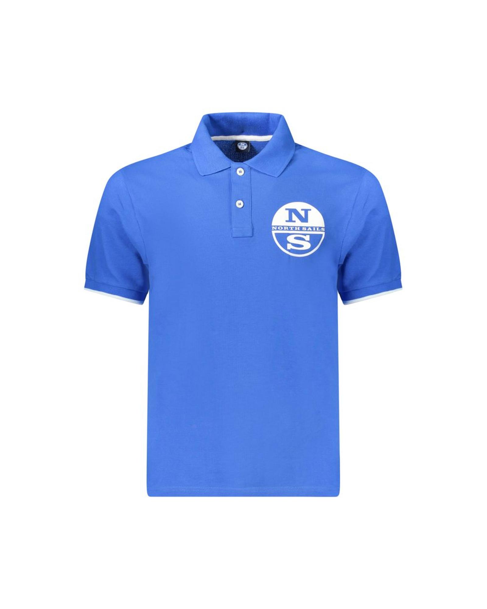 V539-NO-34366-XXL-202506172022-00 North Sails Men's Blue Cotton Polo Shirt - 2XL - Image 1