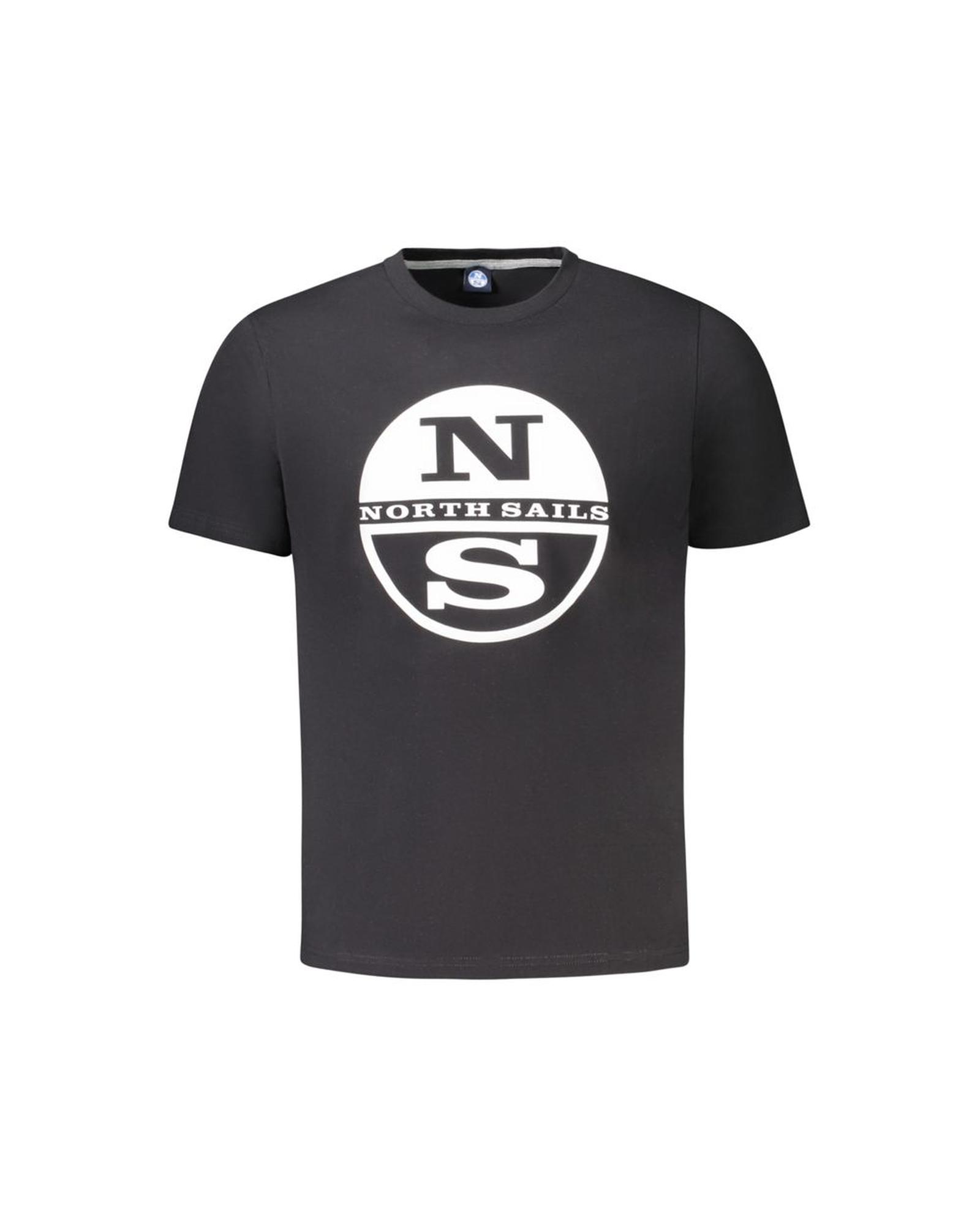 V539-NO-34373-3XL-202506172041-00 North Sails Men's Black Cotton T-Shirt - 3XL - Image 1