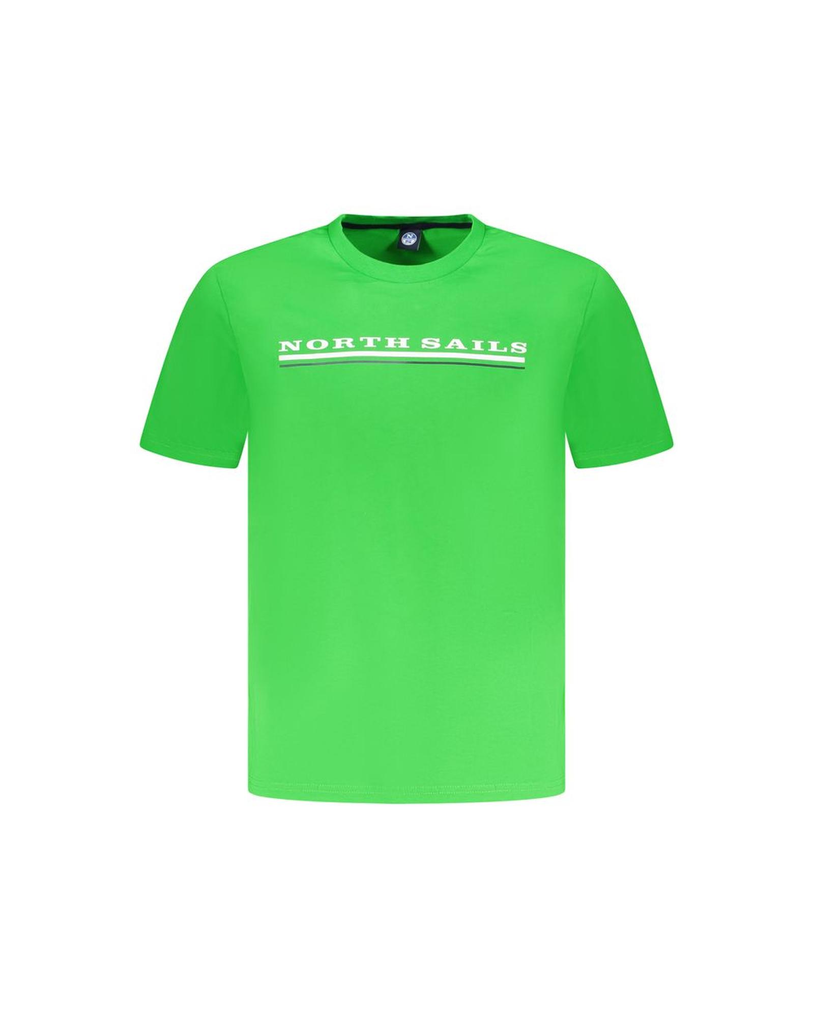 V539-NO-35019-XXL-202506172125-00 North Sails Men's Green Cotton T-Shirt - 2XL - Image 1