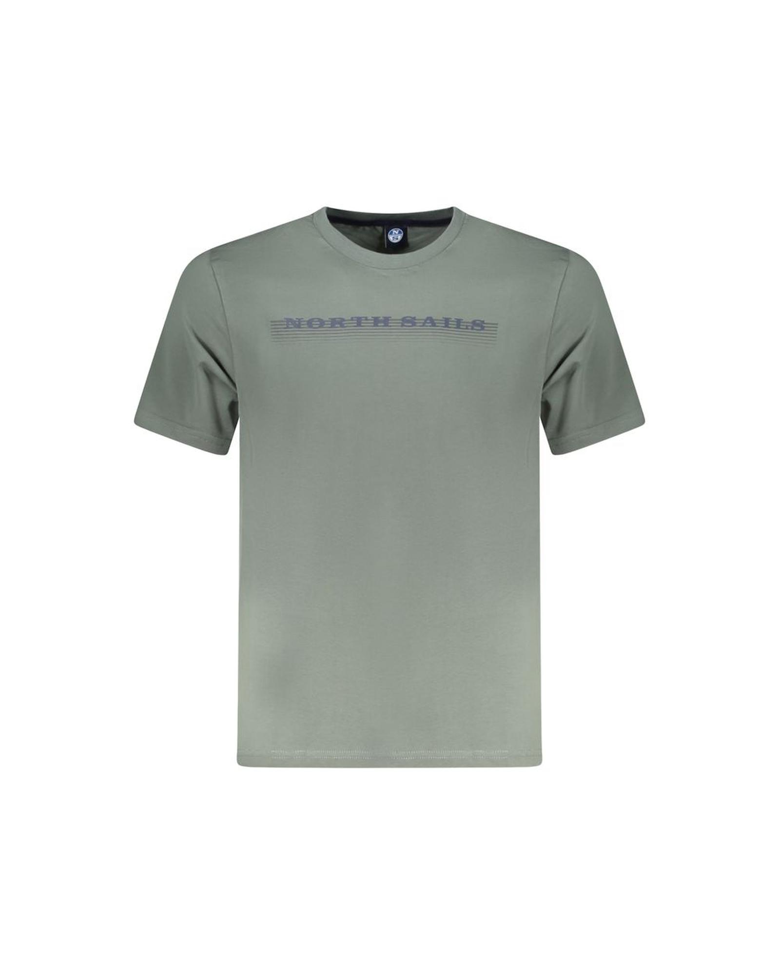 V539-NO-35024-S-202506172135-00 North Sails Men's Green Cotton T-Shirt - S - Image 1
