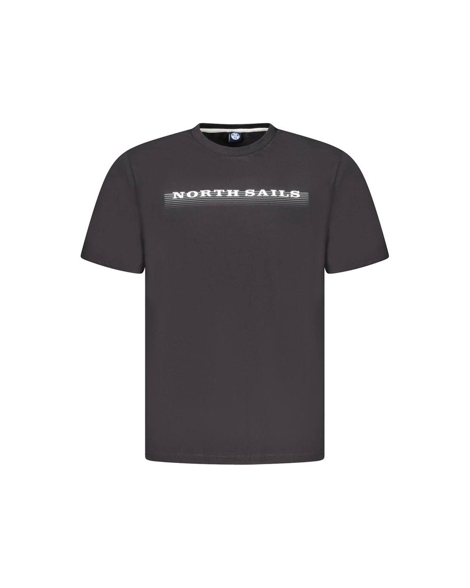 V539-NO-35026-3XL-202506172136-00 North Sails Men's Black Cotton T-Shirt - 3XL - Image 1