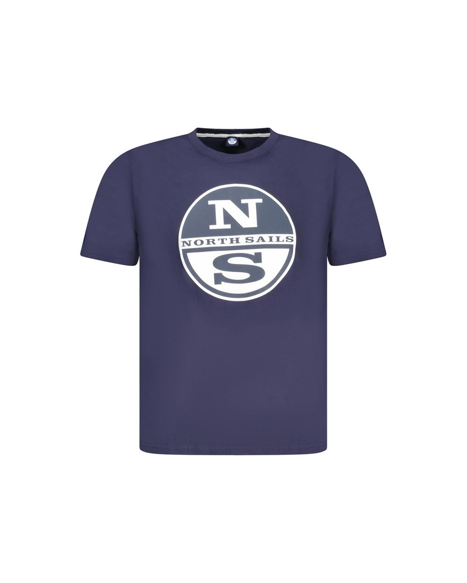 V539-NO-35038-S-202506180121-00 North Sails Men's Blue Cotton T-Shirt - S - Image 1