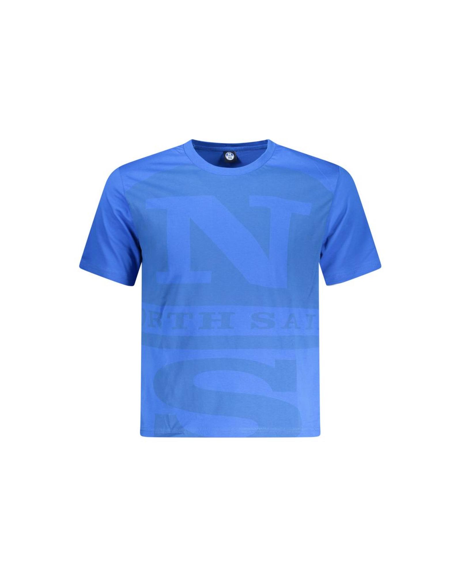 V539-NO-35051-XL-202506172317-00 North Sails Men's Blue Cotton T-Shirt - XL - Image 1