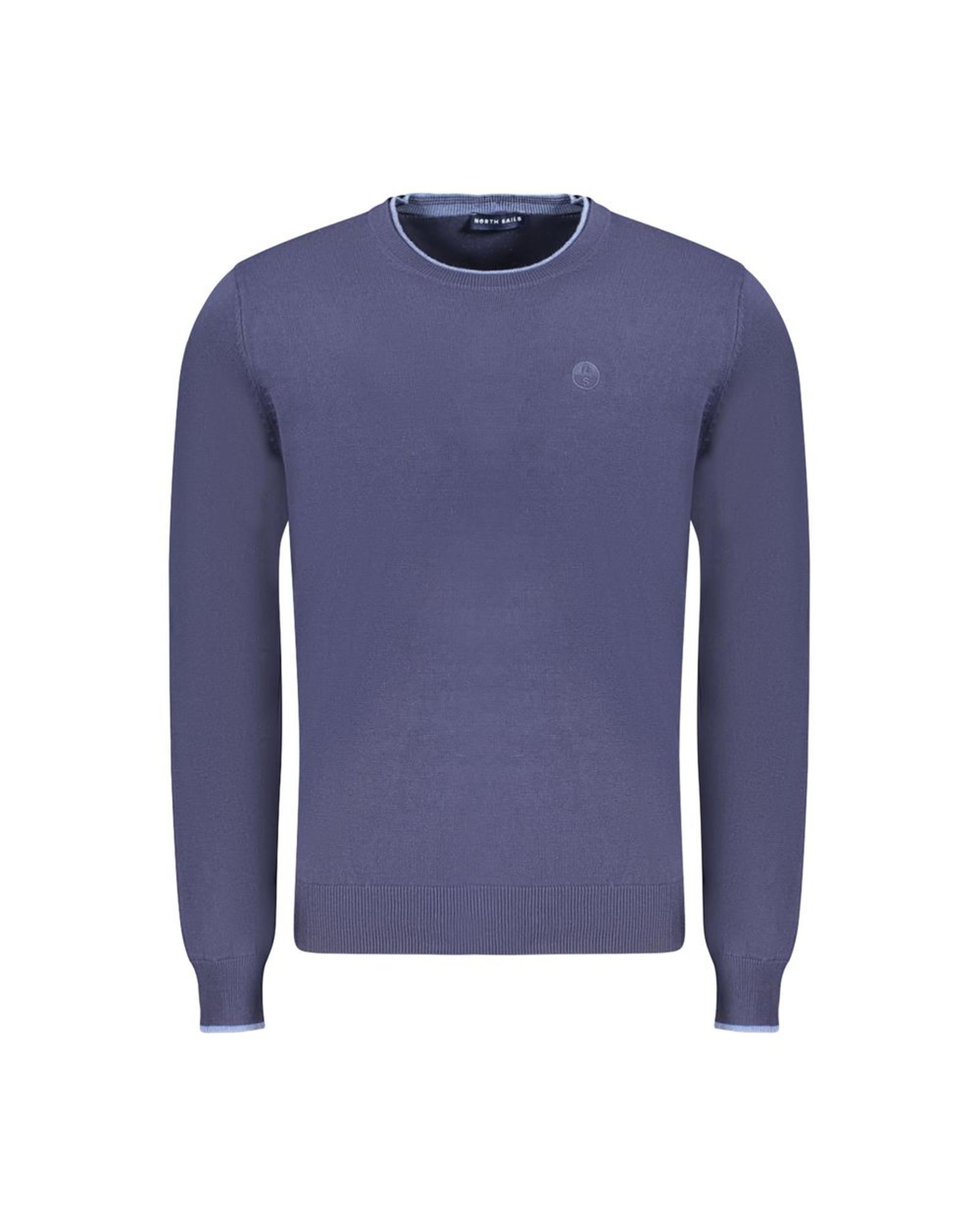 V539-NO-35815-XL-202506180111-00 North Sails Men's Blue Cotton Sweater - XL - Image 1