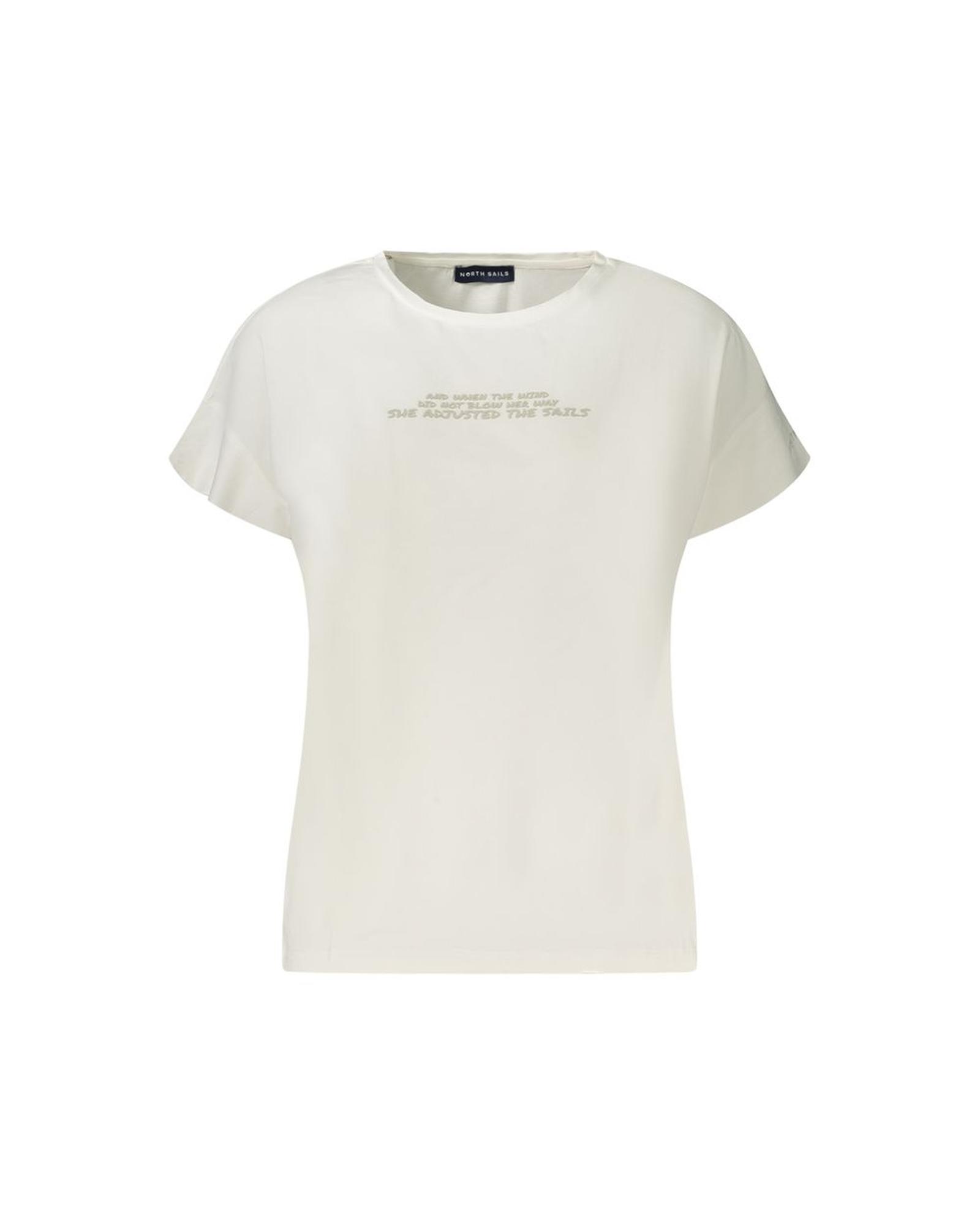 V539-NO-35959-S-202506172327-00 North Sails Women's White Cotton Tops & T-Shirt - S - Image 1