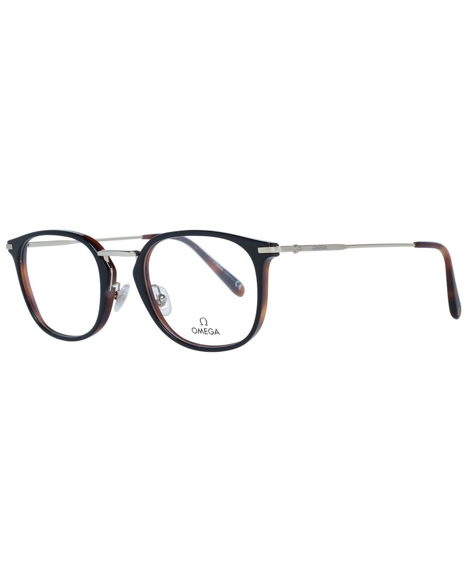 V539-OM-1047148-175911-00 Omega Men's Black Optical Frames - One Size - Image 1