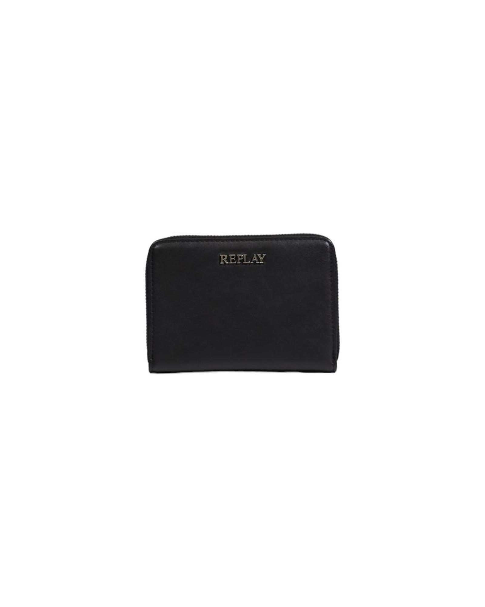 V539-RE-14824900009-202506180645-00 Replay Women's Black Polyester Wallet - One Size - Image 1