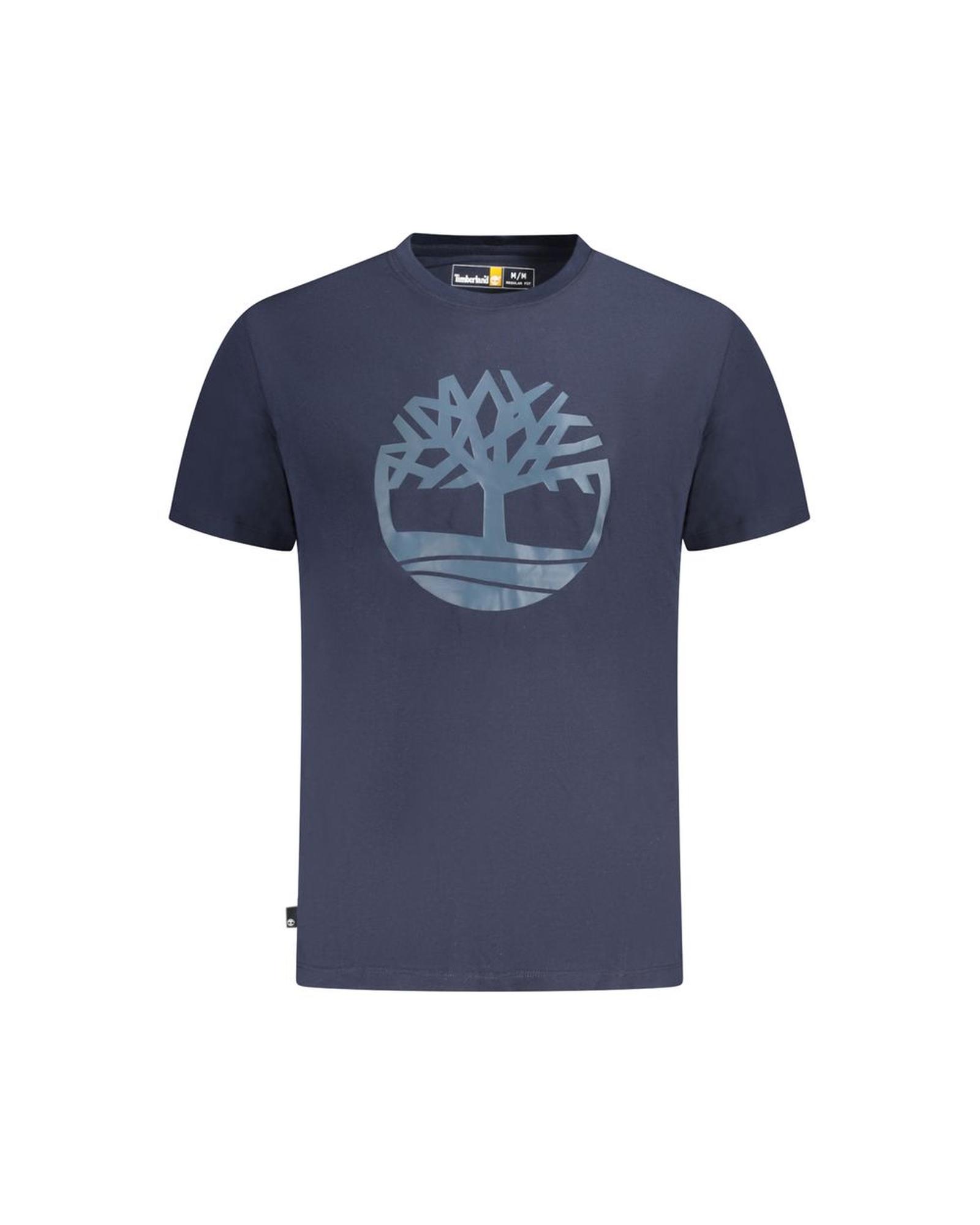 V539-TI-35762-L-202506180530-00 Timberland Men's Blue Cotton T-Shirt - L - Image 1