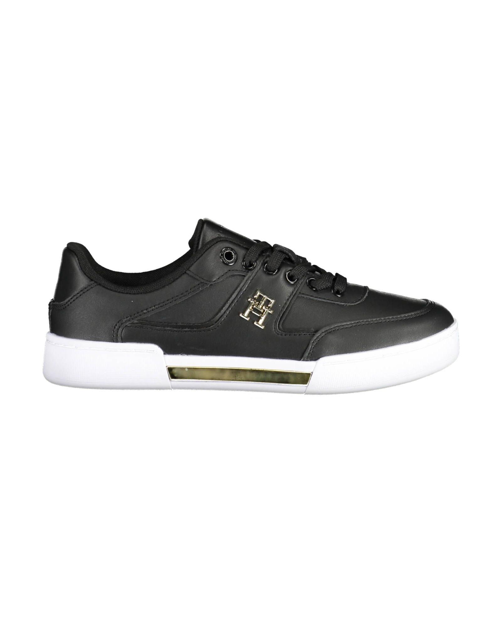 V539-TO-16998-EU36US6-202506111620-00 Tommy Hilfiger Women's Black Polyester Sneaker - 36 EU - Image 1