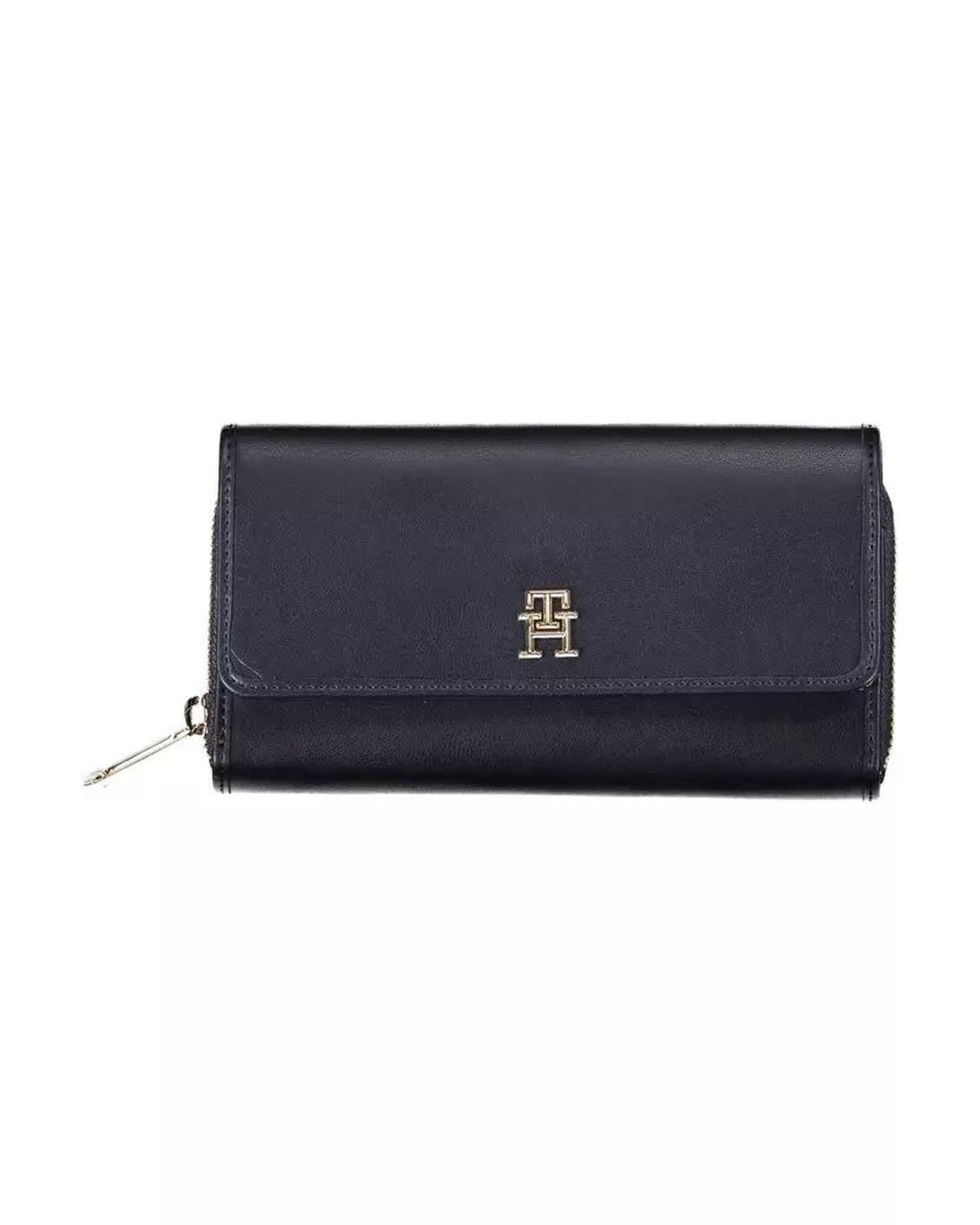 V539-TO-22451-202506180946-00 Tommy Hilfiger Women's Blue Polyethylene Wallet - One Size - Image 1