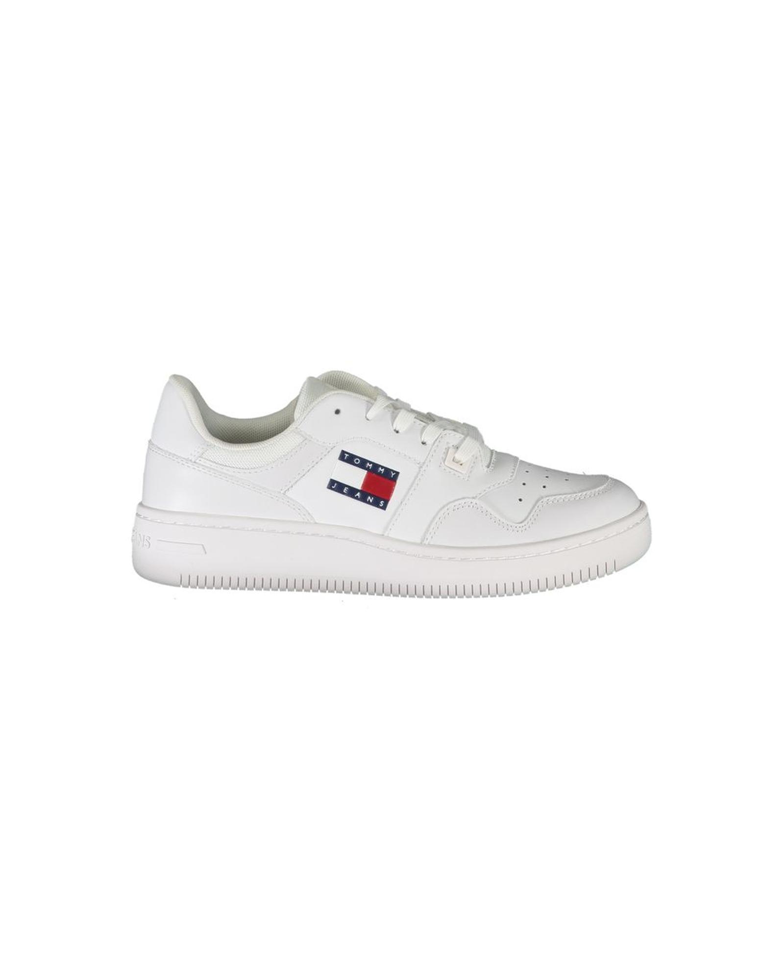 V539-TO-26831-EU40US10-202506181030-00 Tommy Hilfiger Women's White Polyester Sneaker - 40 EU - Image 1
