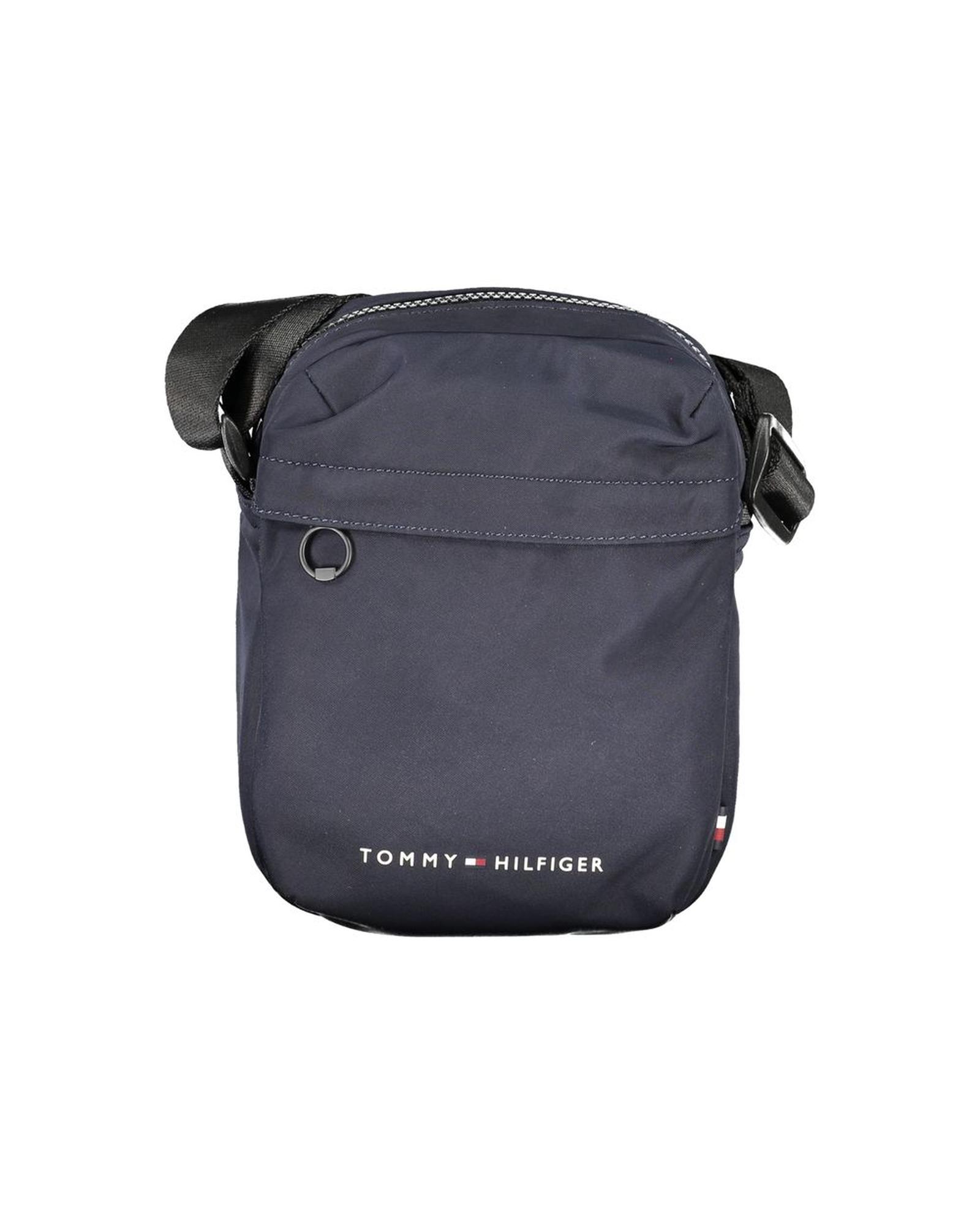 V539-TO-28918-202506180816-00 Tommy Hilfiger Men's Blue Polyester Shoulder Bag - One Size - Image 1